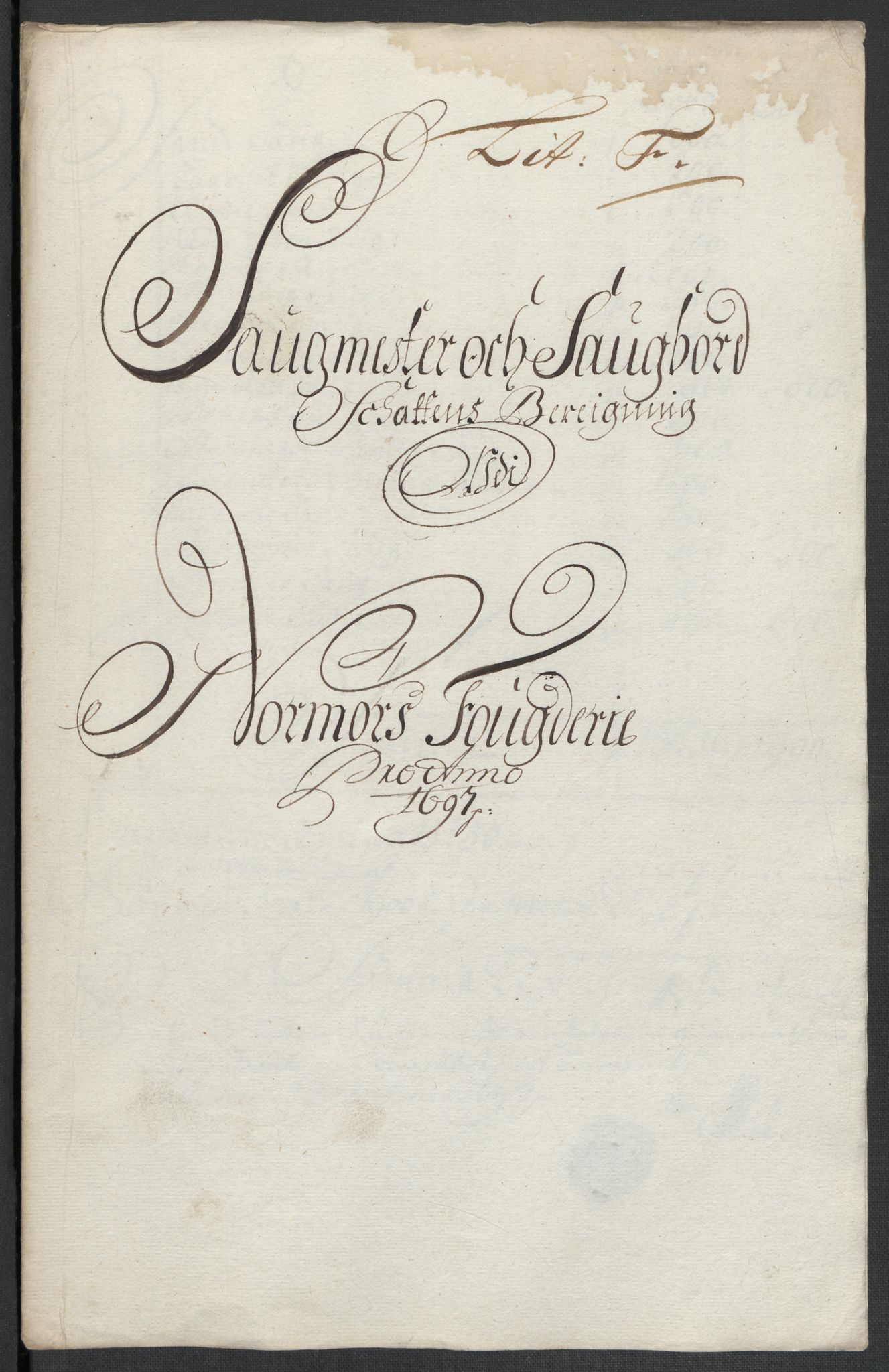Rentekammeret inntil 1814, Reviderte regnskaper, Fogderegnskap, RA/EA-4092/R56/L3737: Fogderegnskap Nordmøre, 1697-1698, p. 90