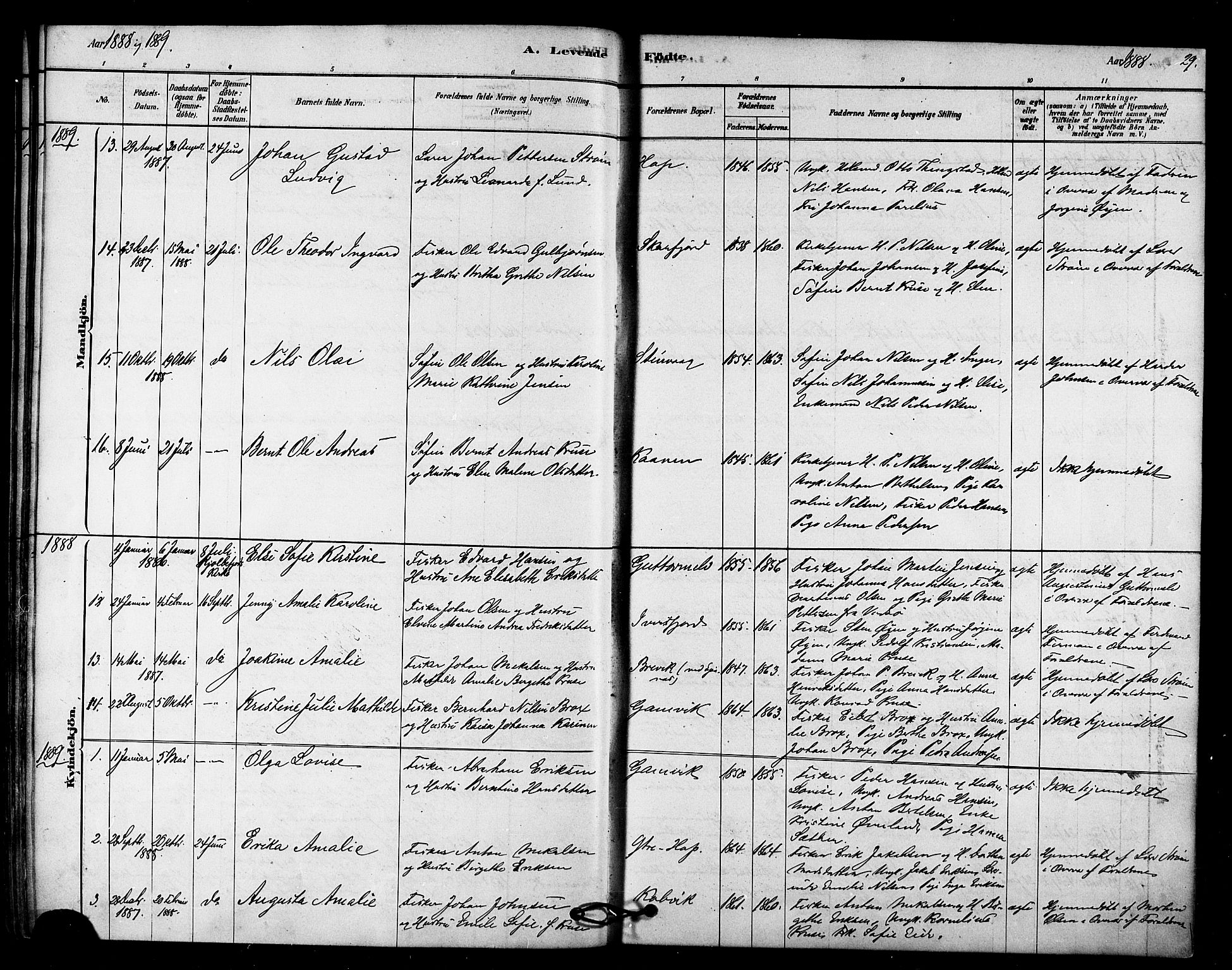Tana sokneprestkontor, SATØ/S-1334/H/Ha/L0003kirke: Parish register (official) no. 3, 1878-1892, p. 29