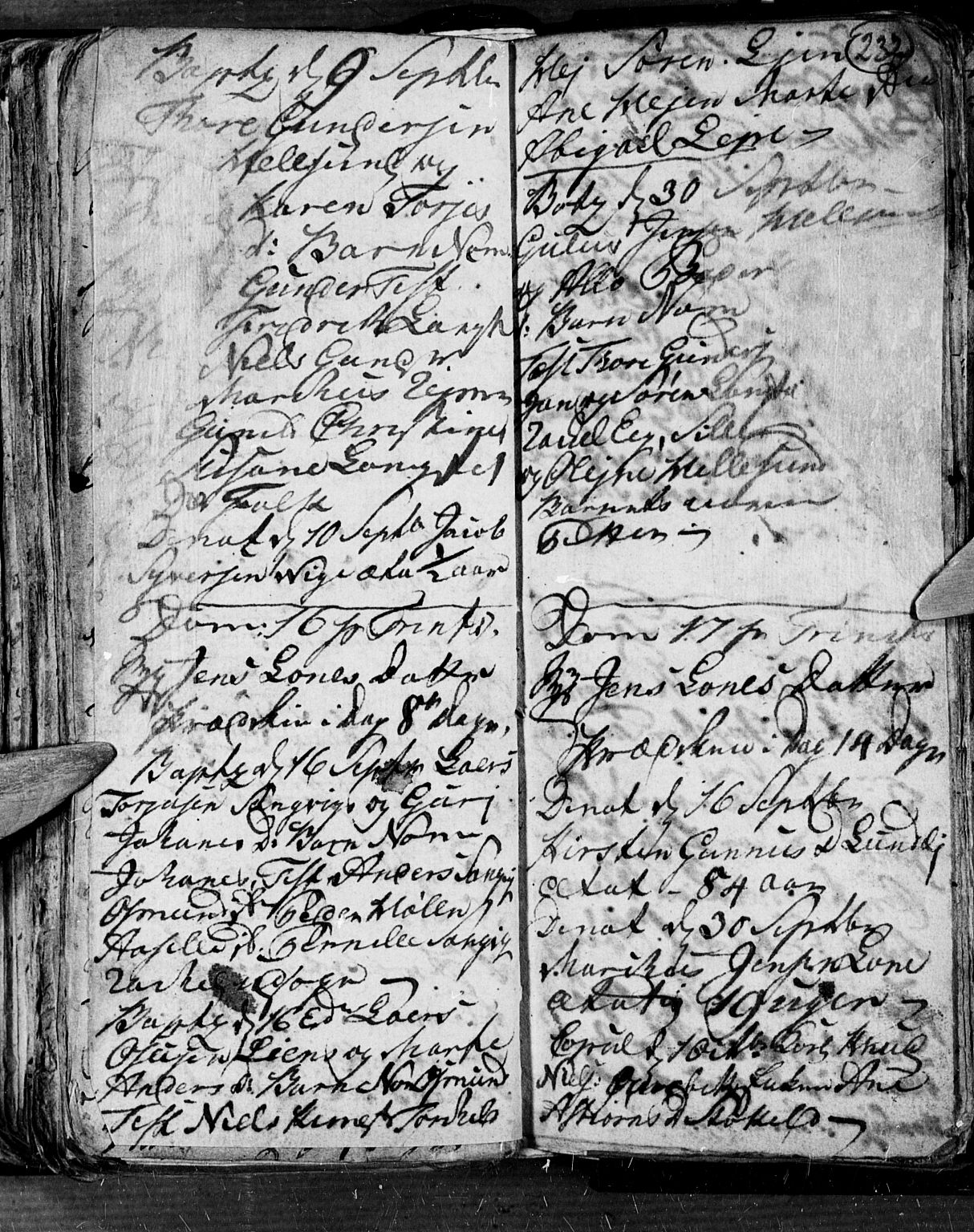 Søgne sokneprestkontor, AV/SAK-1111-0037/F/Fb/Fbb/L0001: Parish register (copy) no. B 1, 1779-1802, p. 232