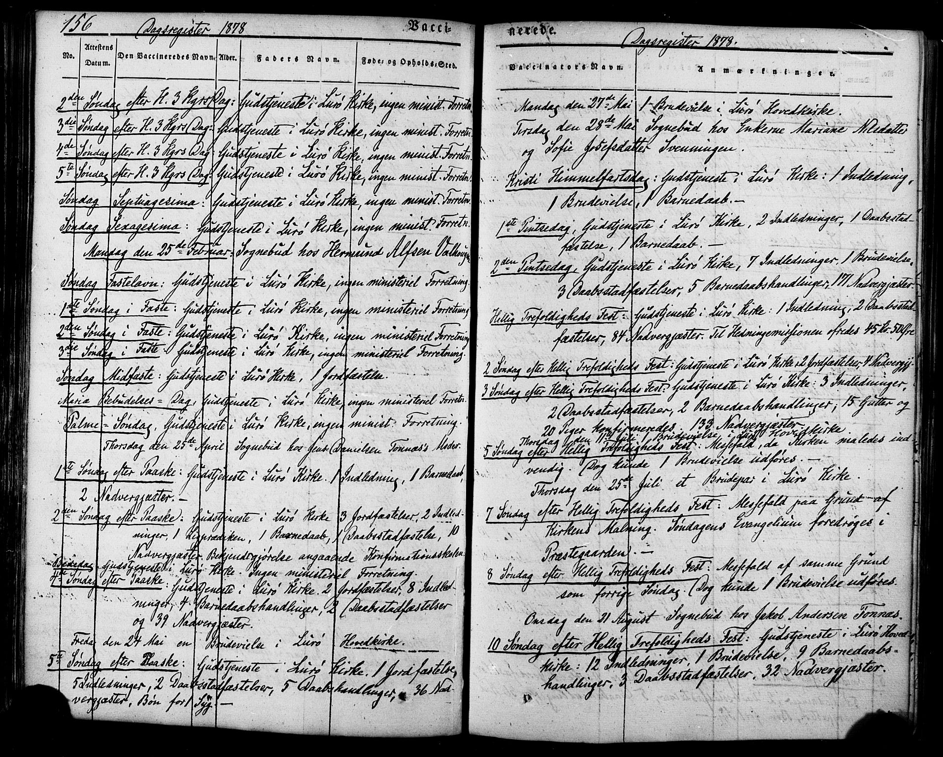 Ministerialprotokoller, klokkerbøker og fødselsregistre - Nordland, SAT/A-1459/839/L0567: Parish register (official) no. 839A04, 1863-1879, p. 156