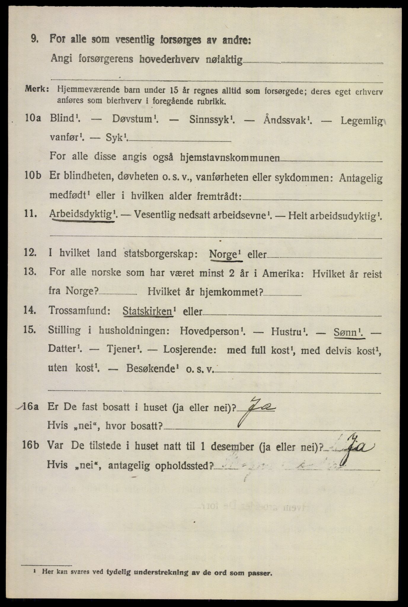 SAKO, 1920 census for Ådal, 1920, p. 6265