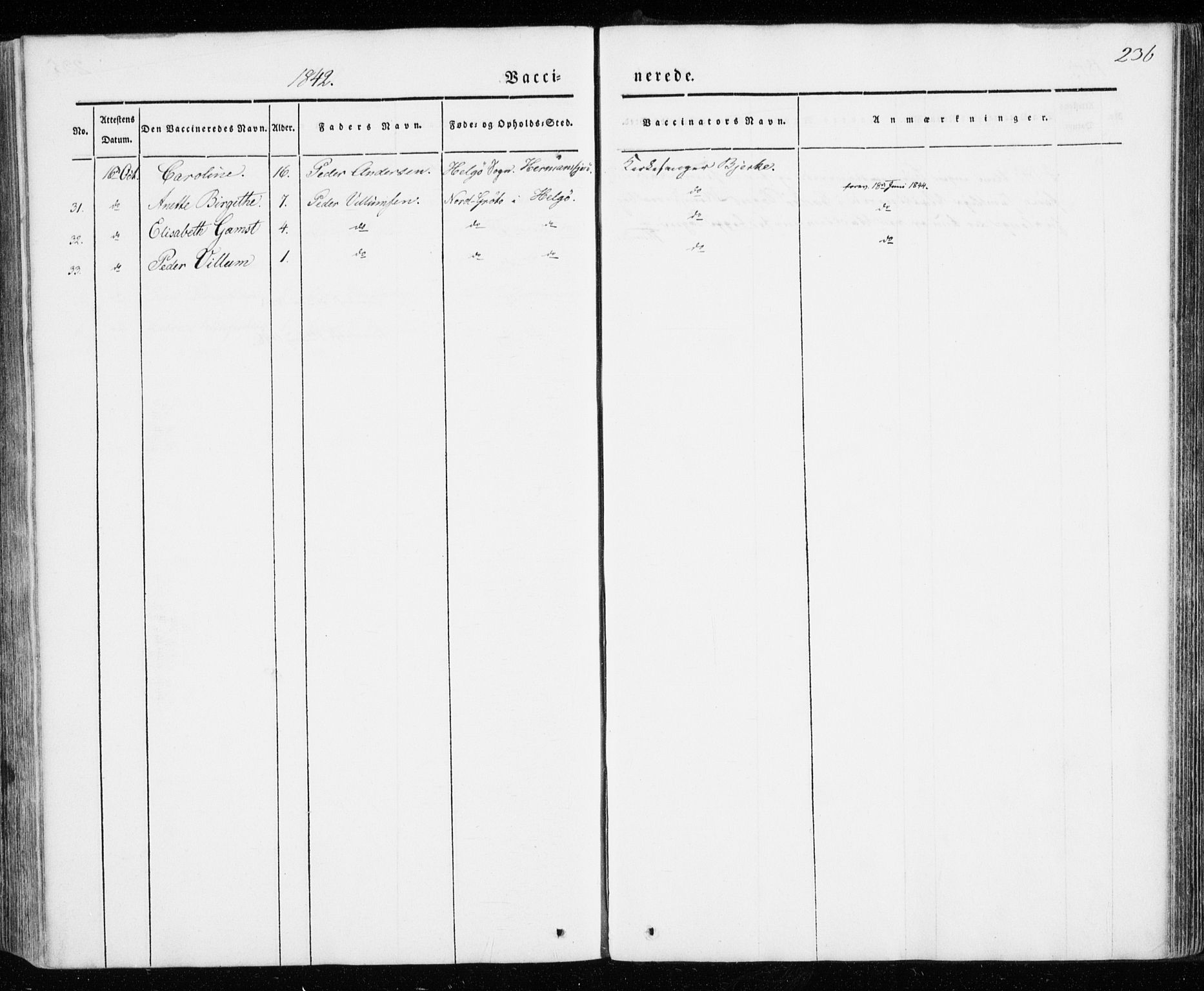 Karlsøy sokneprestembete, SATØ/S-1299/H/Ha/Haa/L0009kirke: Parish register (official) no. 9, 1838-1867, p. 236