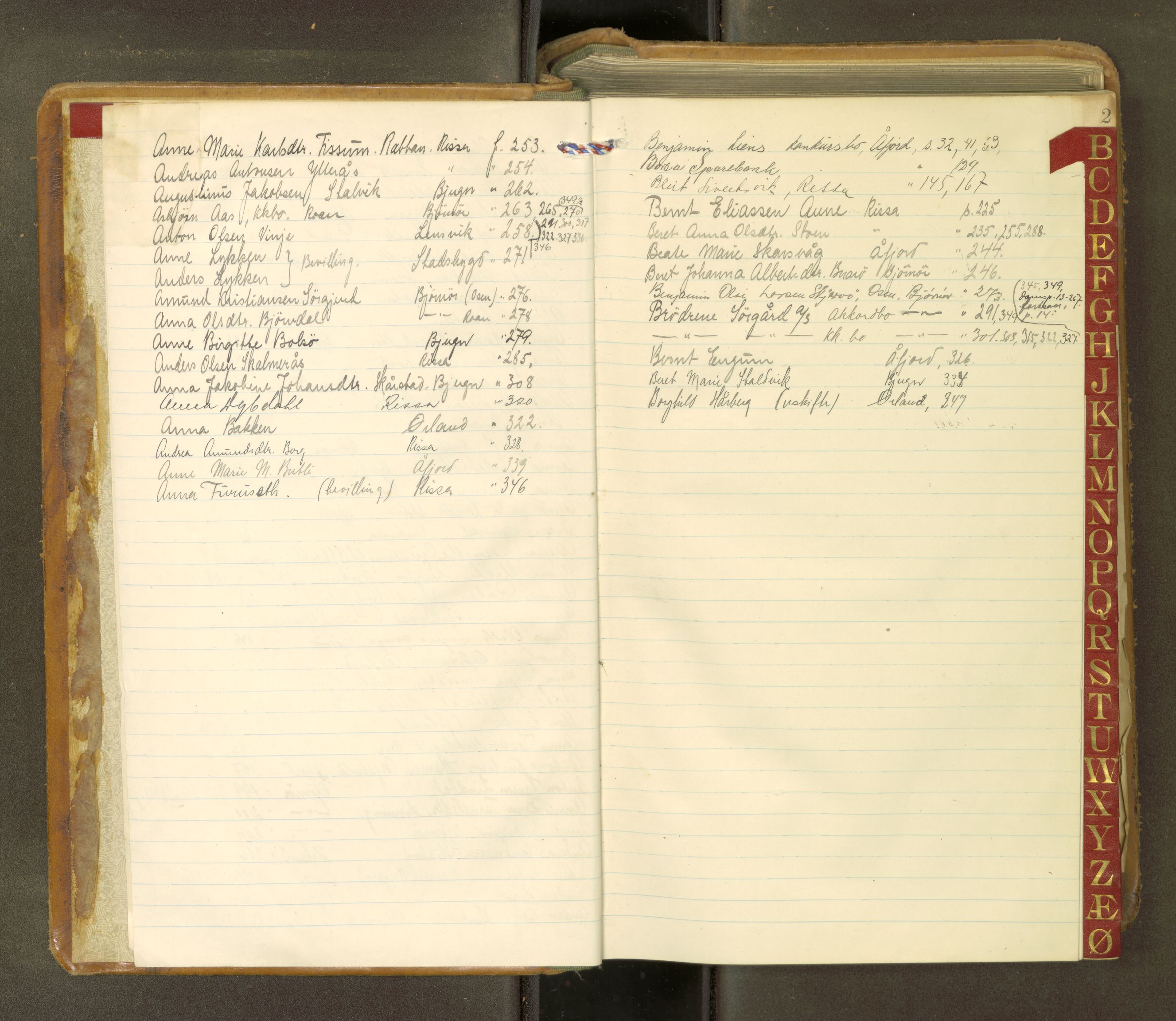 Fosen sorenskriveri, AV/SAT-A-1107/1/3/3B/L0013: Skiftebehandlingsprotokoll, 1923-1927, p. 2