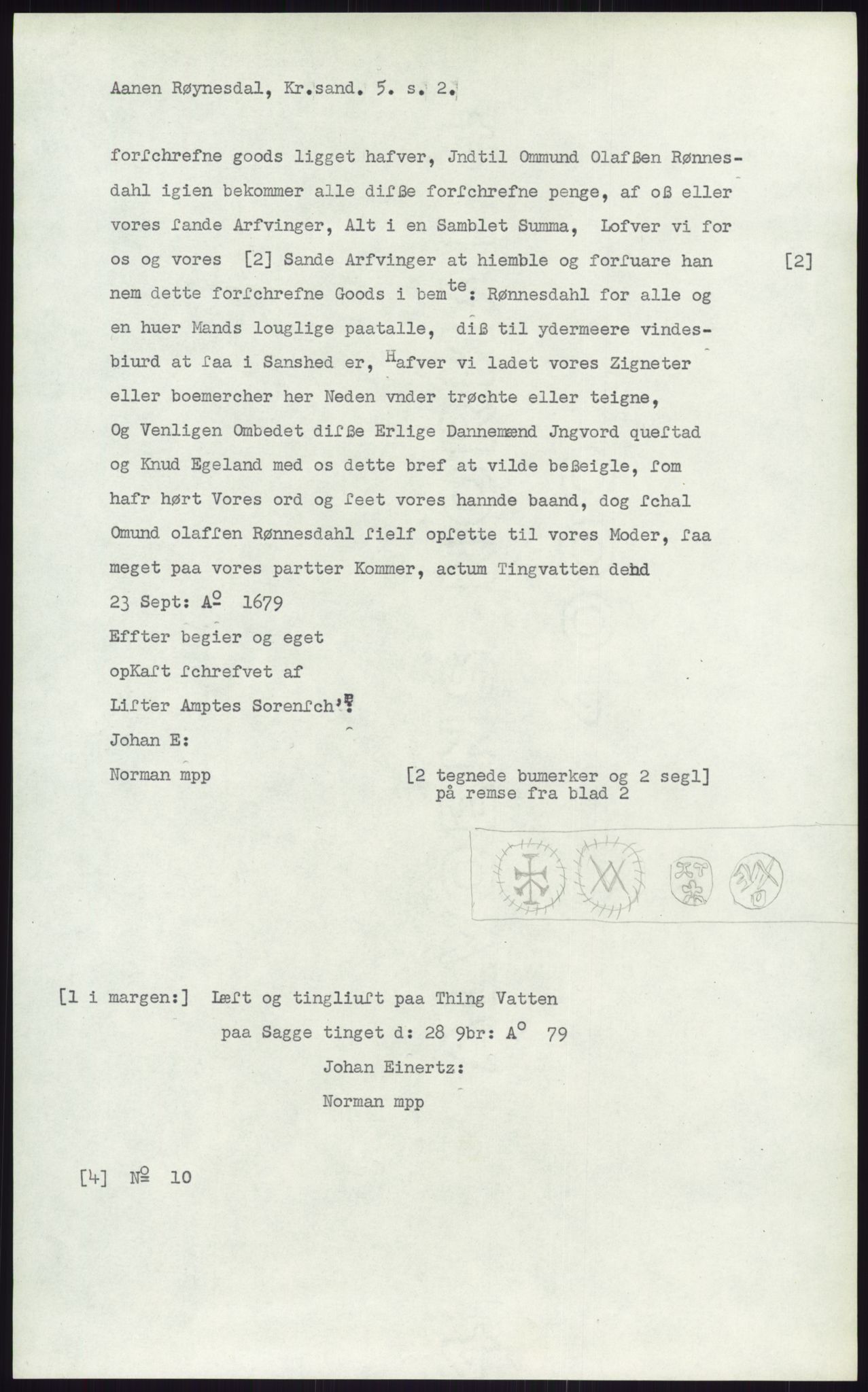Samlinger til kildeutgivelse, Diplomavskriftsamlingen, AV/RA-EA-4053/H/Ha, p. 2630