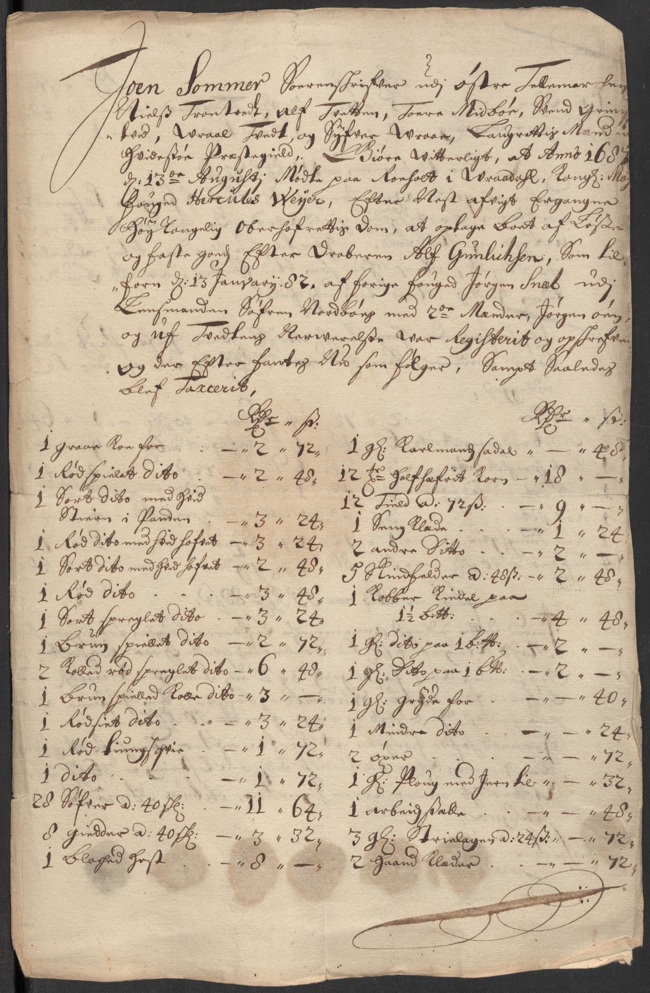 Rentekammeret inntil 1814, Reviderte regnskaper, Fogderegnskap, AV/RA-EA-4092/R35/L2086: Fogderegnskap Øvre og Nedre Telemark, 1687-1689, p. 55