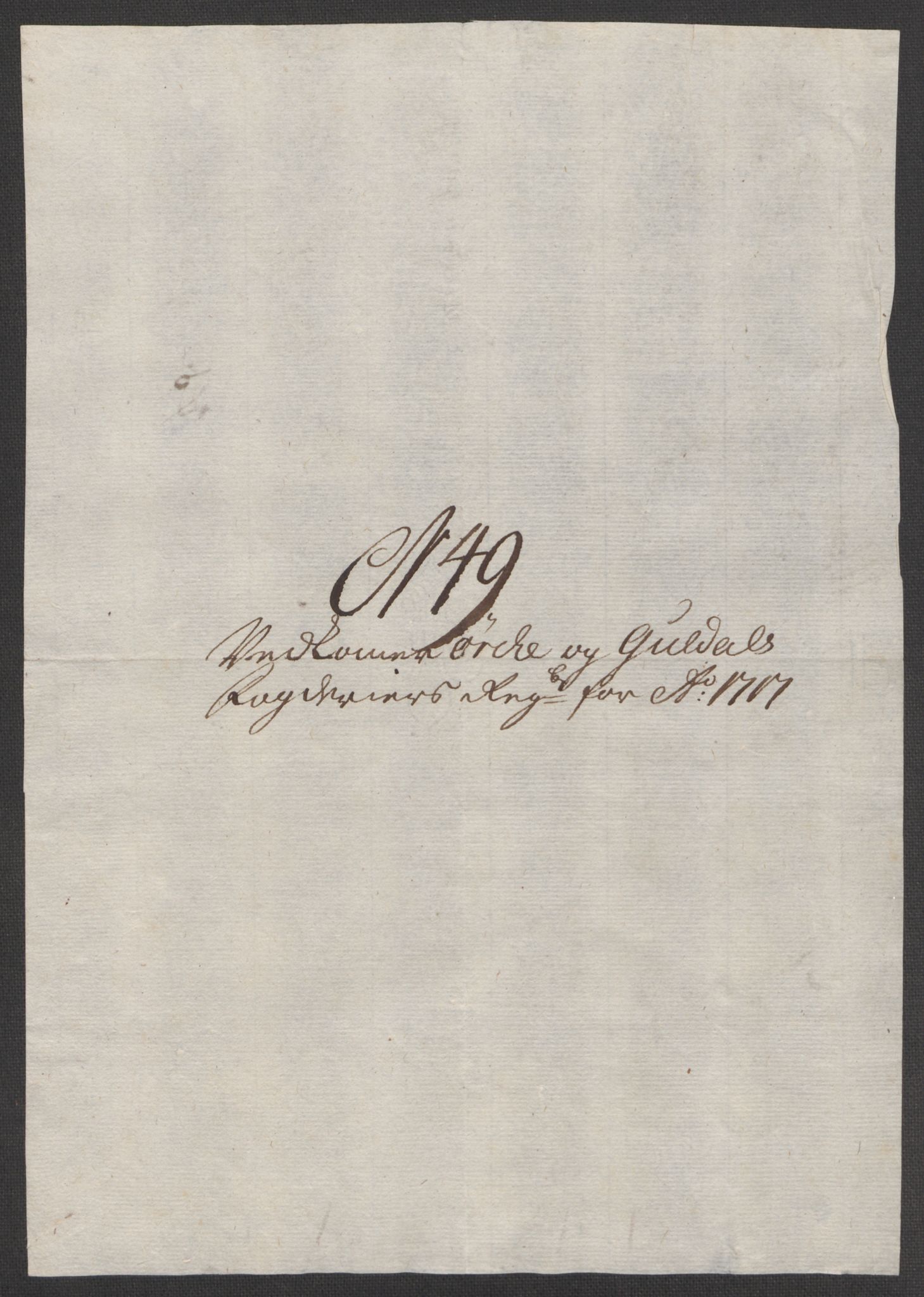 Rentekammeret inntil 1814, Reviderte regnskaper, Fogderegnskap, RA/EA-4092/R60/L3969: Fogderegnskap Orkdal og Gauldal, 1717, p. 428