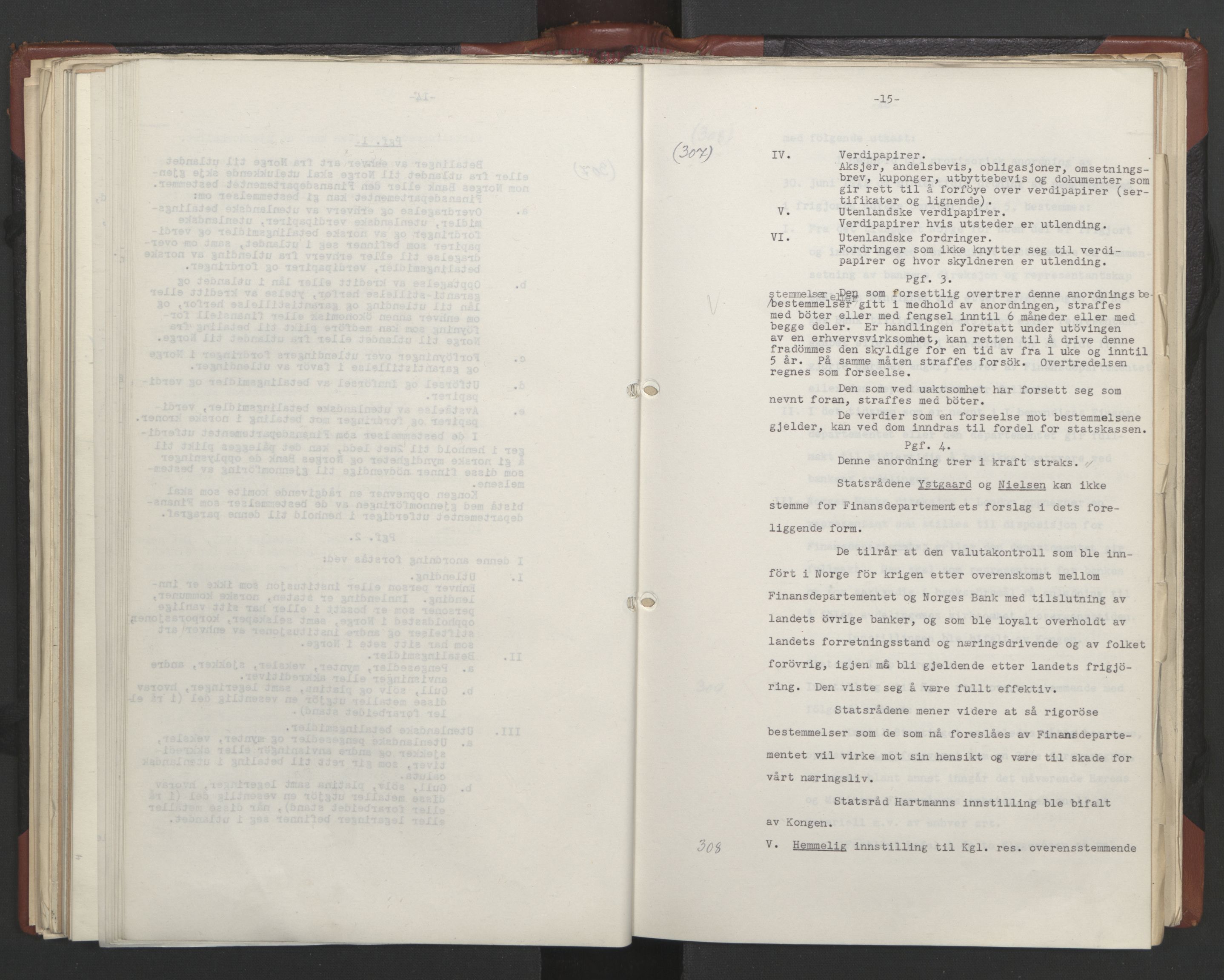 Statsrådssekretariatet, AV/RA-S-1001/A/Ac/L0125: Kgl. res. 21/7-15/12, 1944, p. 142