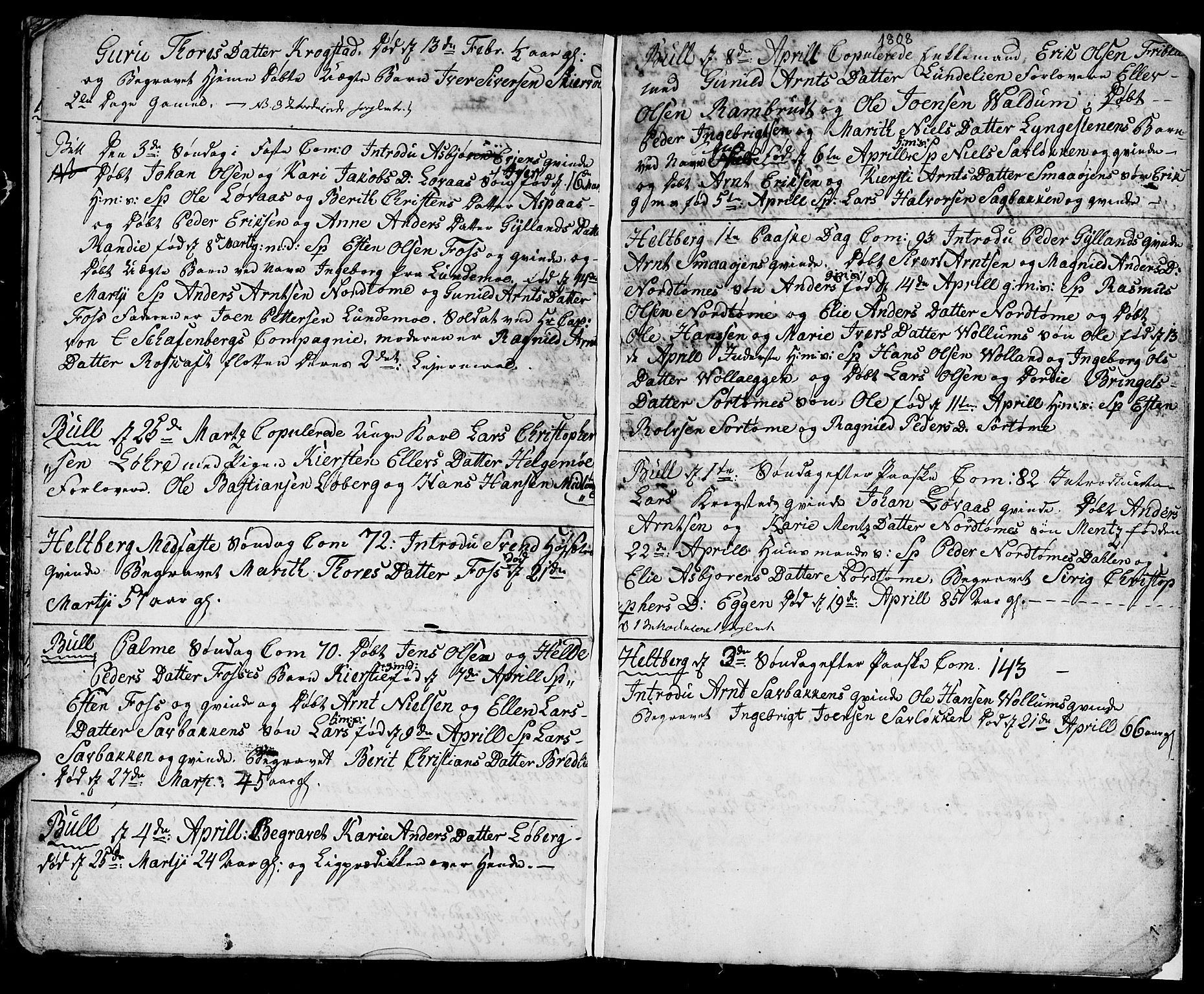 Ministerialprotokoller, klokkerbøker og fødselsregistre - Sør-Trøndelag, SAT/A-1456/692/L1106: Parish register (copy) no. 692C01, 1802-1808