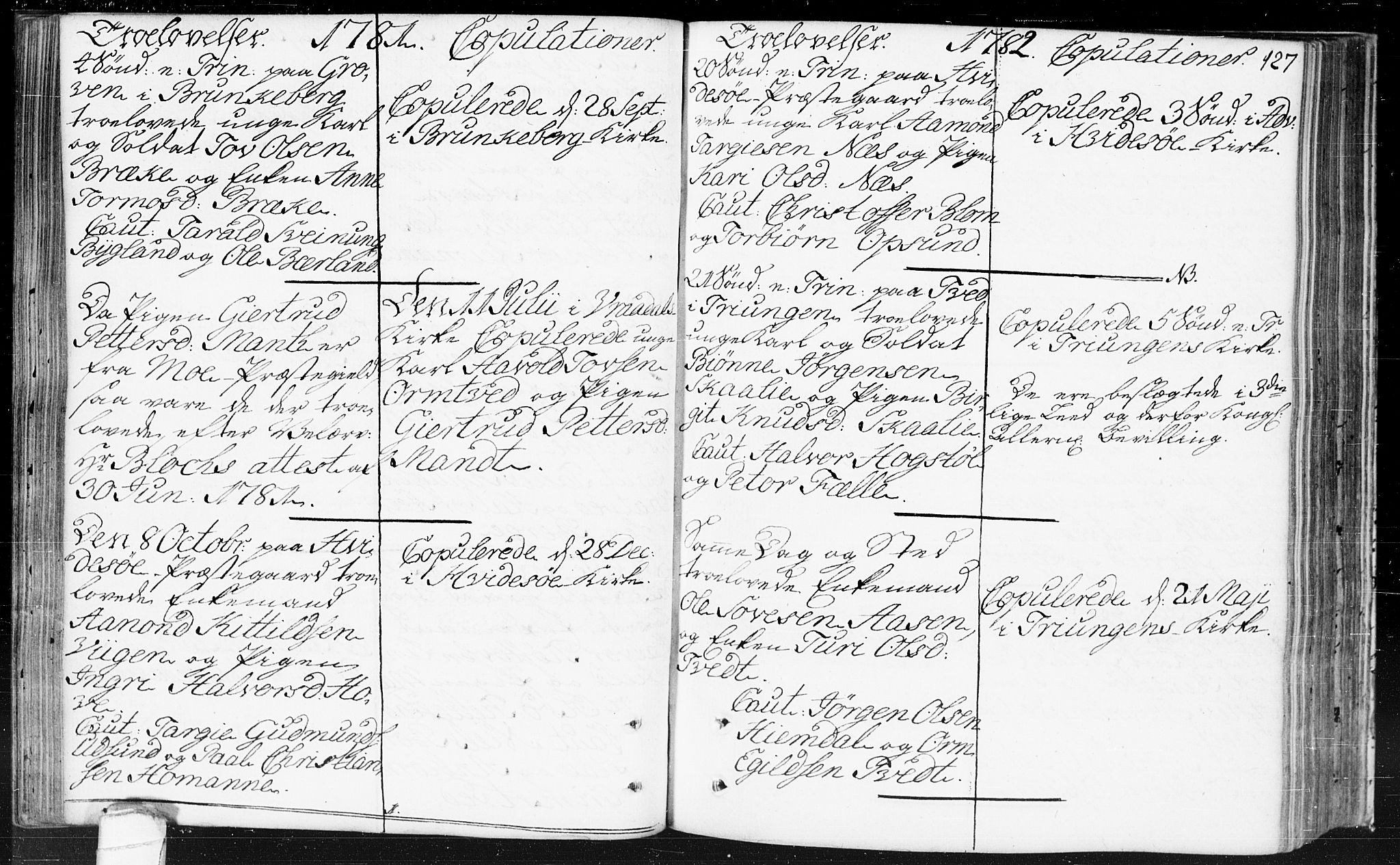 Kviteseid kirkebøker, SAKO/A-276/F/Fa/L0002: Parish register (official) no. I 2, 1773-1786, p. 127