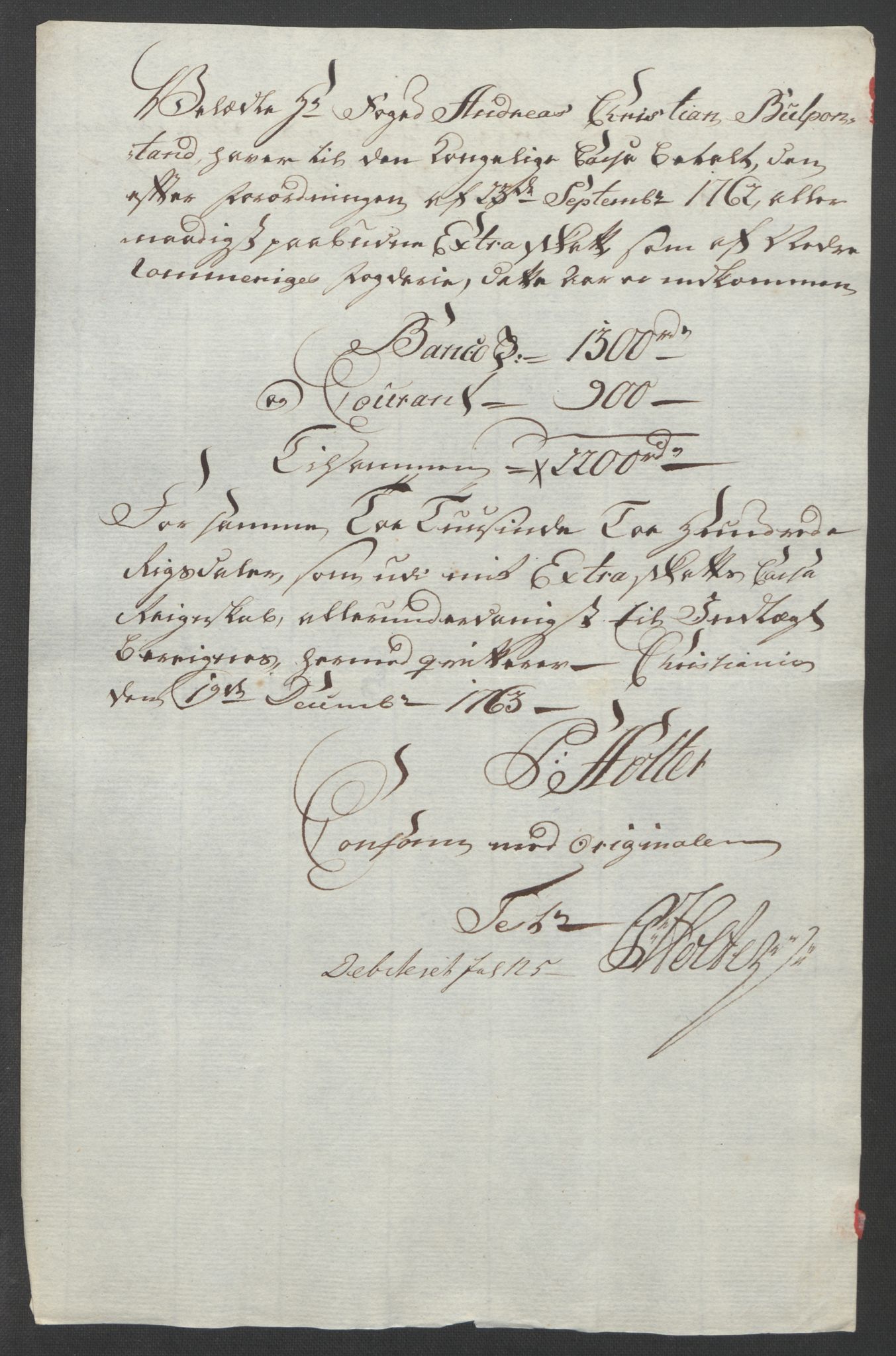 Rentekammeret inntil 1814, Reviderte regnskaper, Fogderegnskap, AV/RA-EA-4092/R11/L0688: Ekstraskatten Nedre Romerike, 1763, p. 321