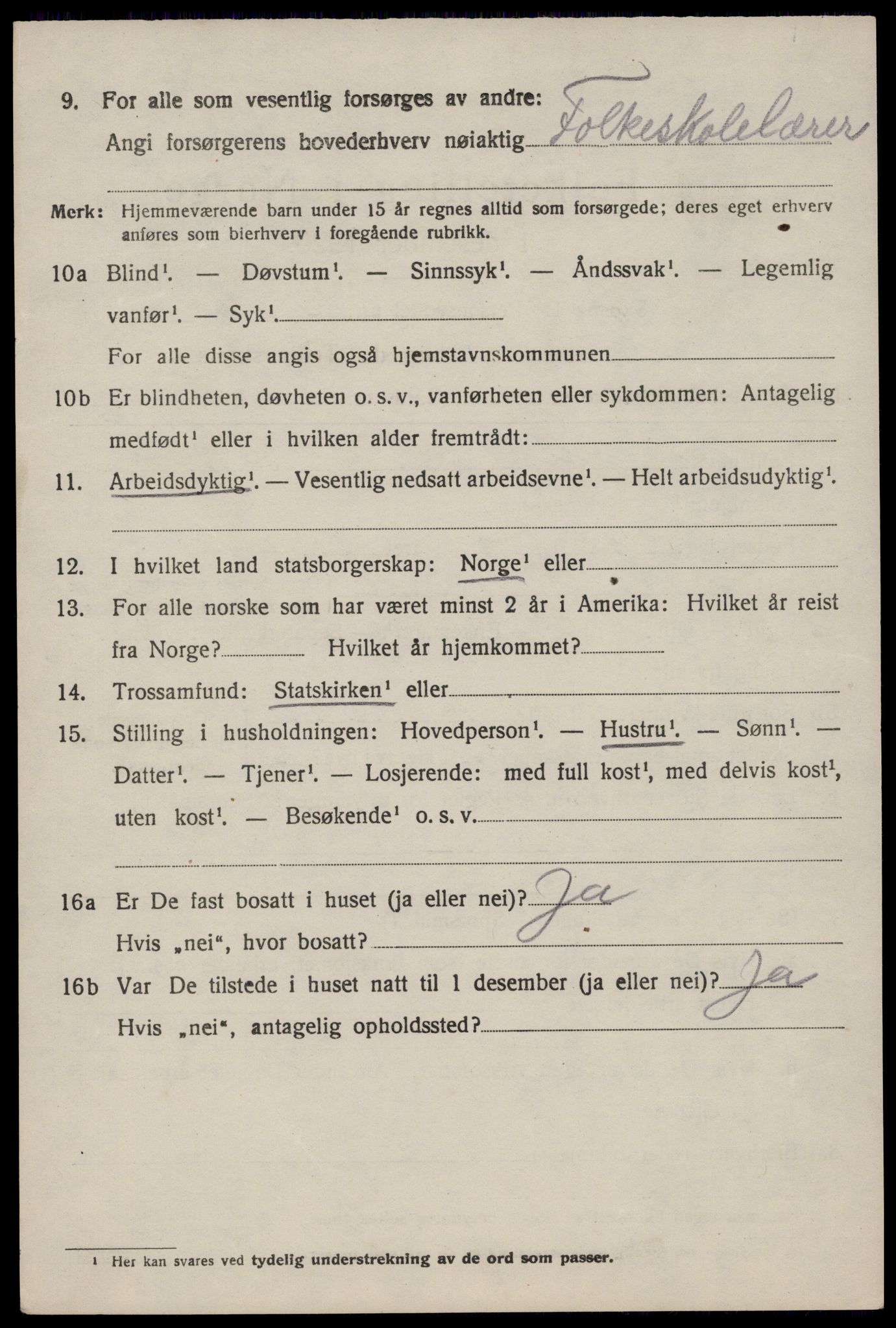 SAST, 1920 census for Høle, 1920, p. 2012