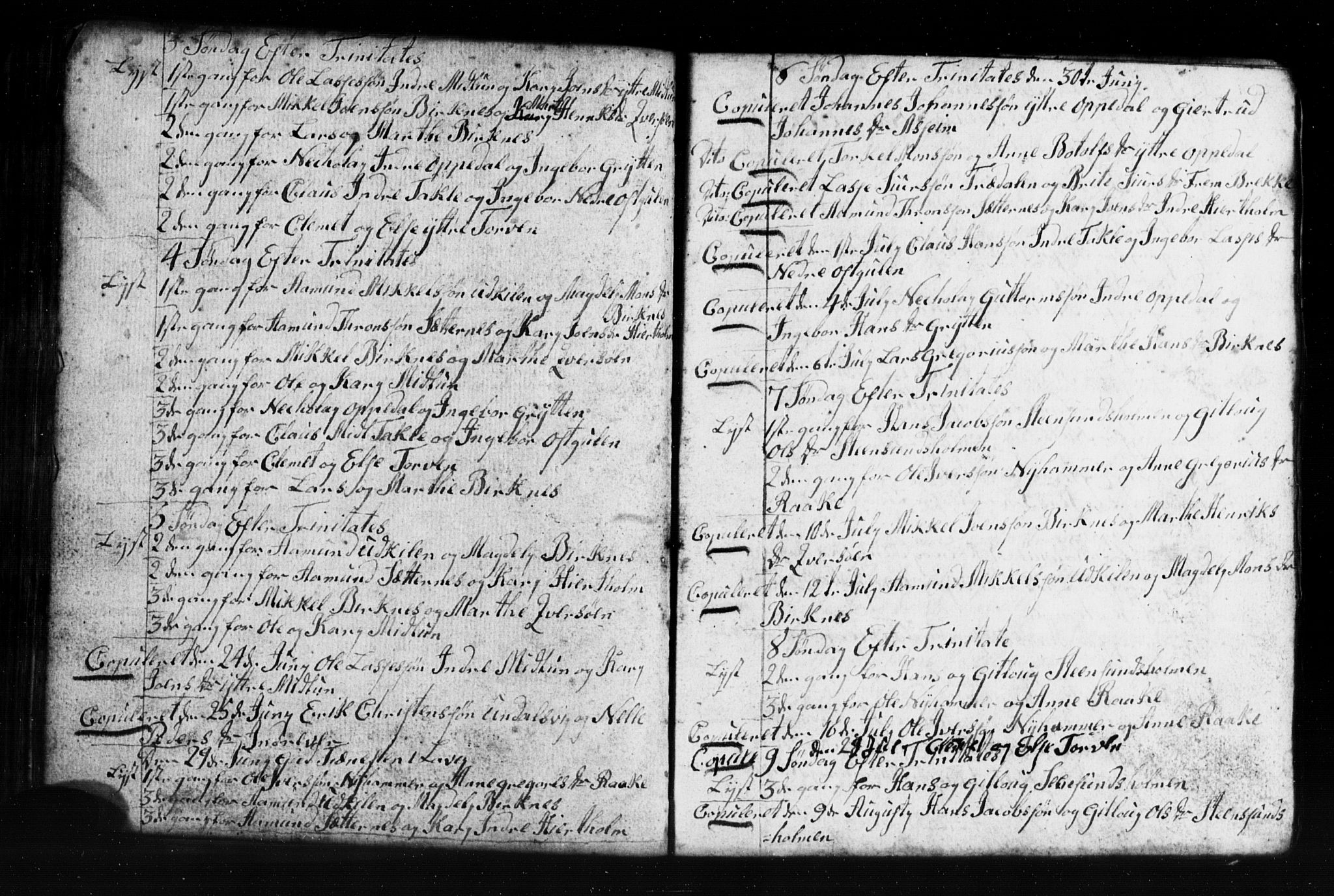 Gulen sokneprestembete, AV/SAB-A-80201/H/Hab: Parish register (copy) no. A 2, 1791-1814