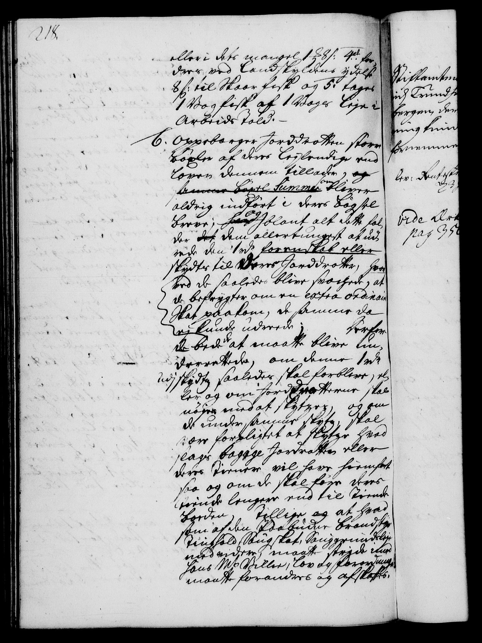 Rentekammeret, Kammerkanselliet, RA/EA-3111/G/Gh/Gha/L0013: Norsk ekstraktmemorialprotokoll (merket RK 53.58), 1731, p. 218