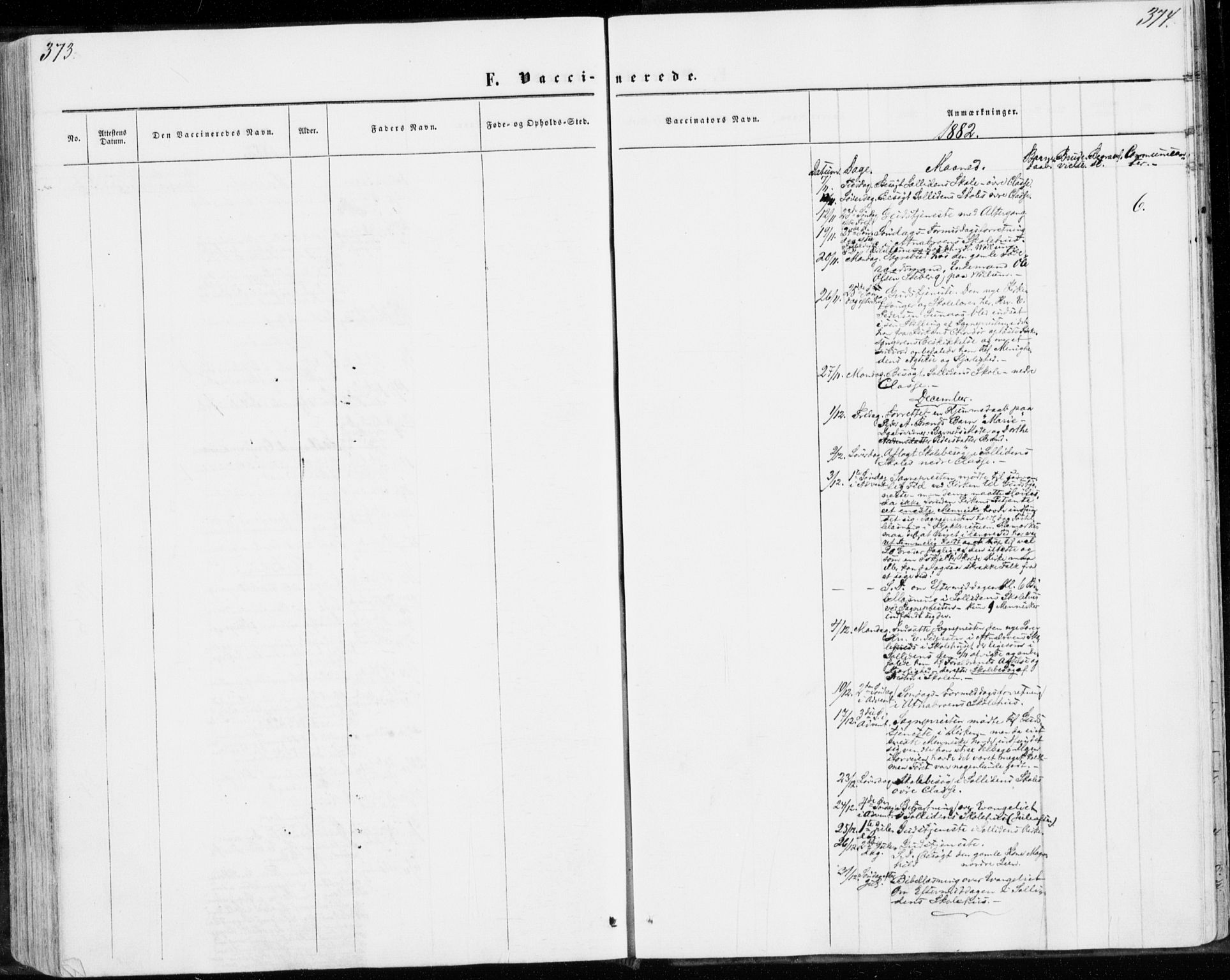 Sollia prestekontor, AV/SAH-PREST-050/H/Ha/Haa/L0001: Parish register (official) no. 1, 1856-1885, p. 373-374