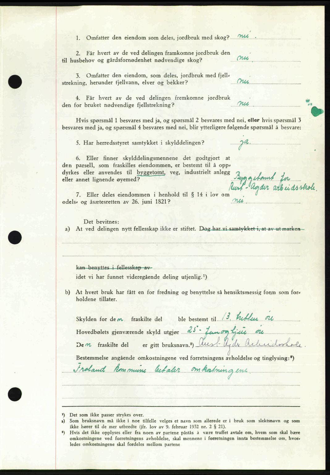Nedenes sorenskriveri, AV/SAK-1221-0006/G/Gb/Gba/L0062: Mortgage book no. A14, 1949-1950, Diary no: : 864/1950