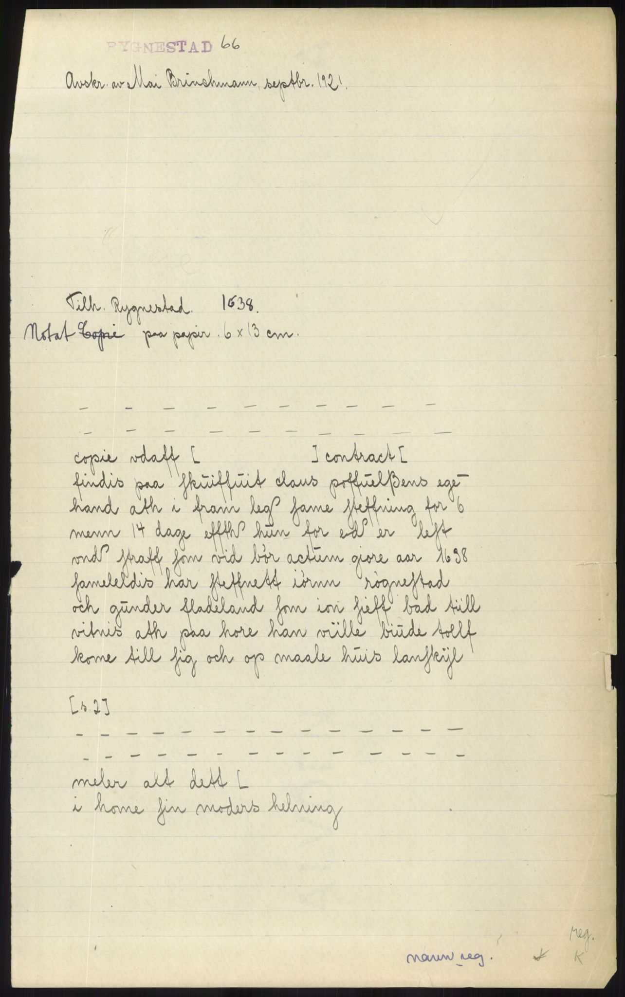 Samlinger til kildeutgivelse, Diplomavskriftsamlingen, RA/EA-4053/H/Ha, p. 1030