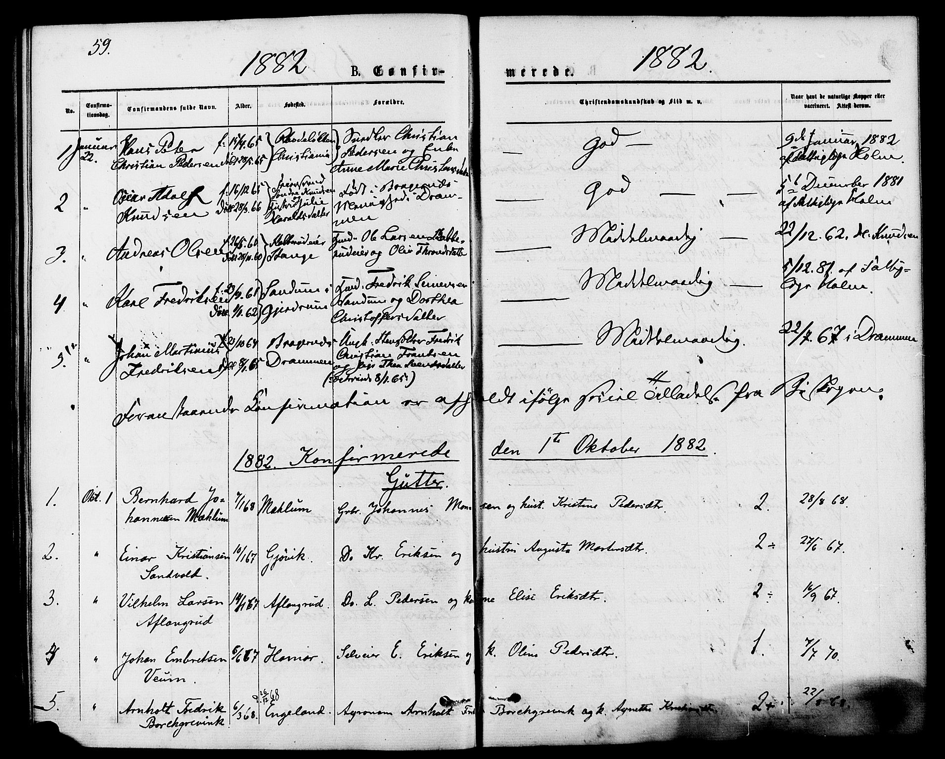 Nes prestekontor, Hedmark, AV/SAH-PREST-020/K/Ka/L0006: Parish register (official) no. 6, 1873-1886, p. 59