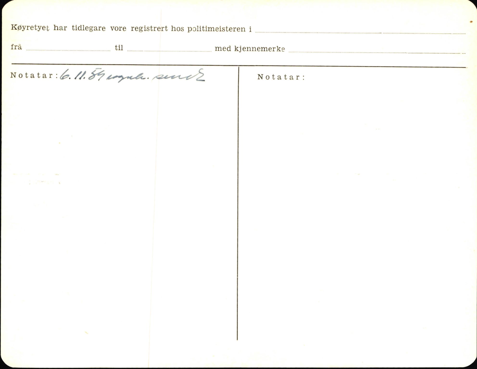 Statens vegvesen, Sogn og Fjordane vegkontor, AV/SAB-A-5301/4/F/L0006: Registerkort utmeldte Fjordane S8300-9500, 1930-1961, p. 235