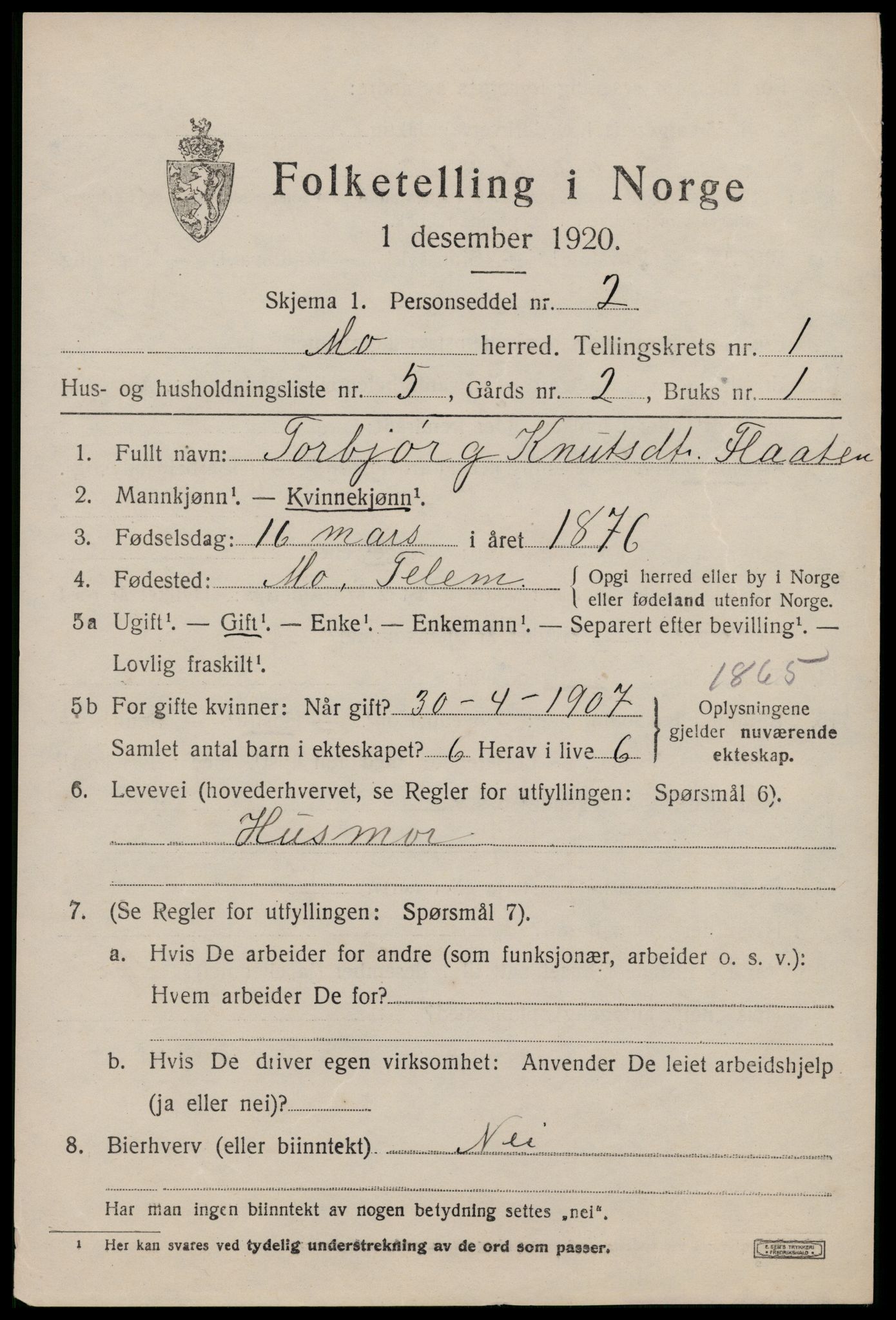 SAKO, 1920 census for Mo, 1920, p. 752