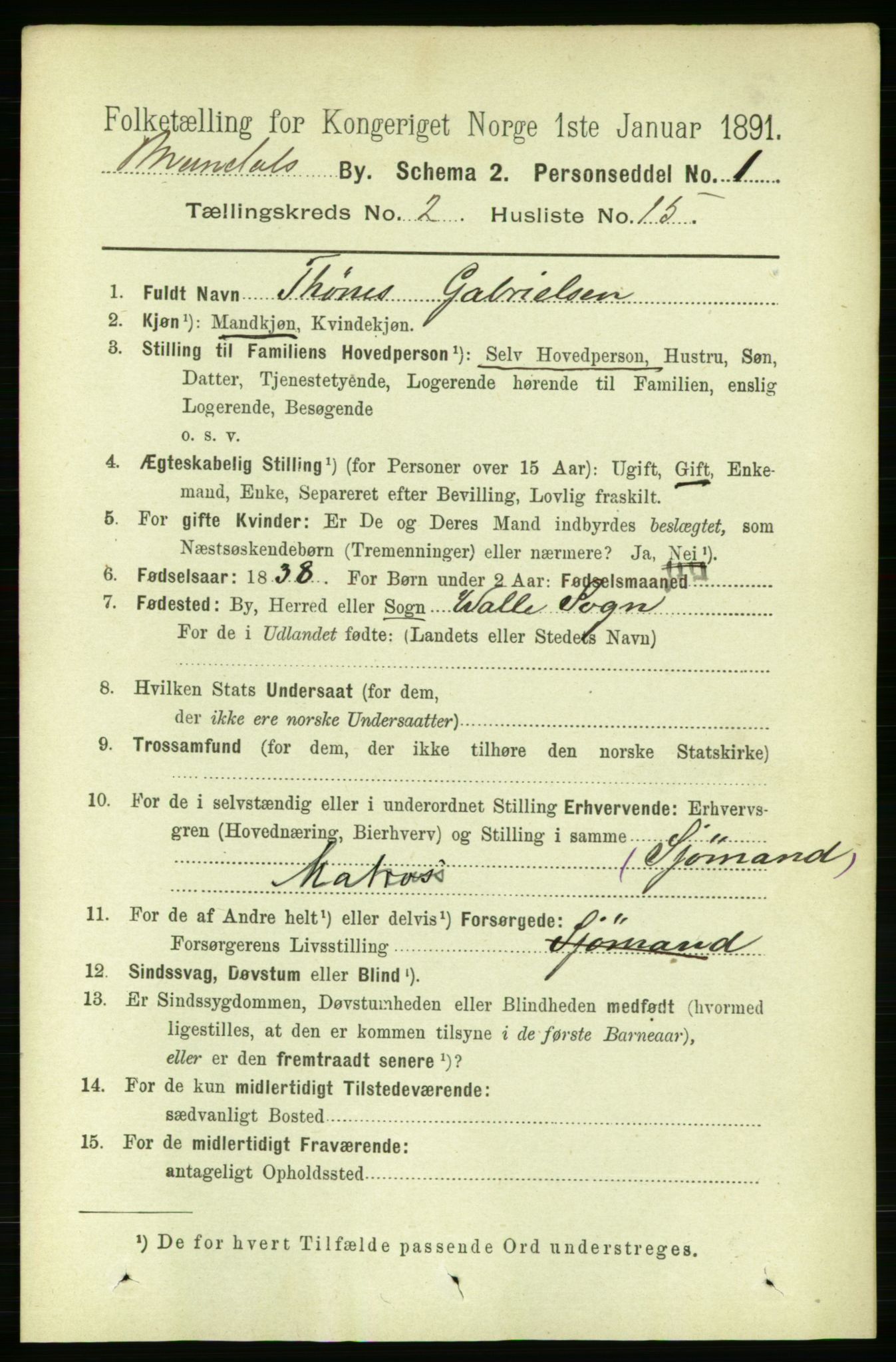 RA, 1891 census for 1002 Mandal, 1891, p. 1564