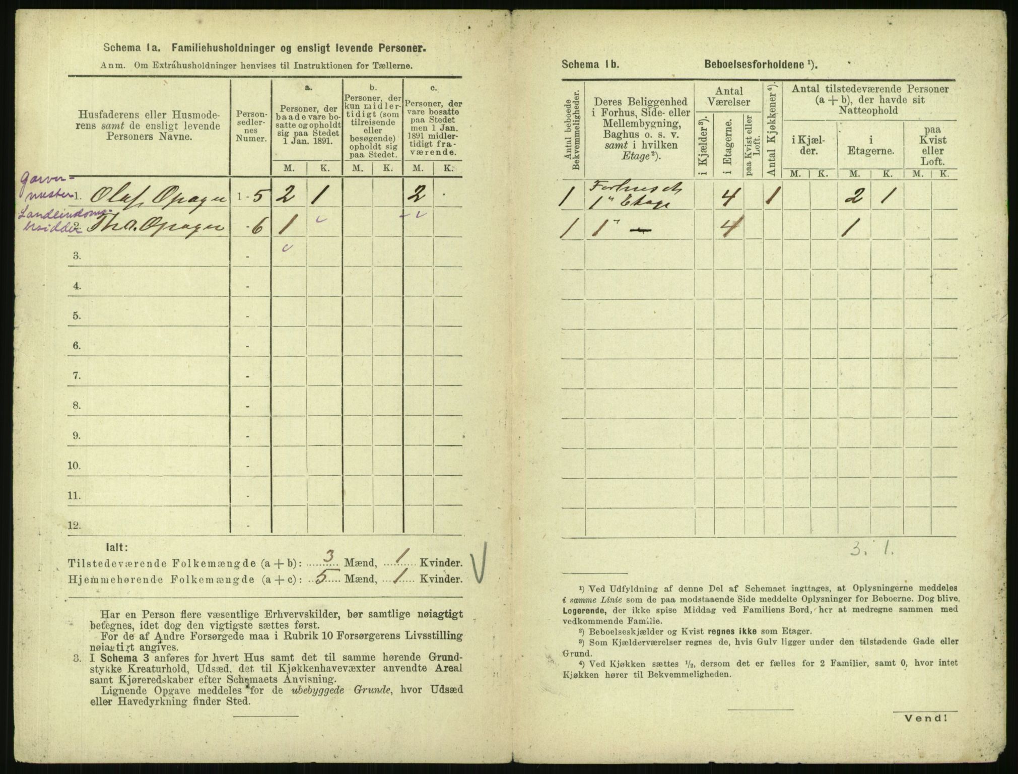 RA, 1891 census for 0301 Kristiania, 1891, p. 6818