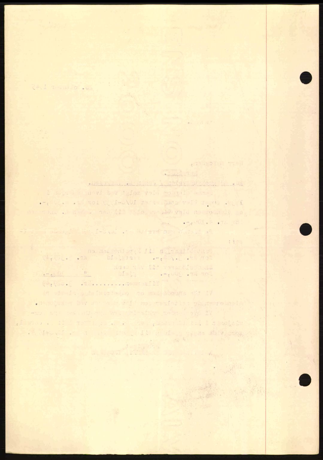 Kristiansund byfogd, SAT/A-4587/A/27: Mortgage book no. 37-38, 1943-1945, Diary no: : 667/1945