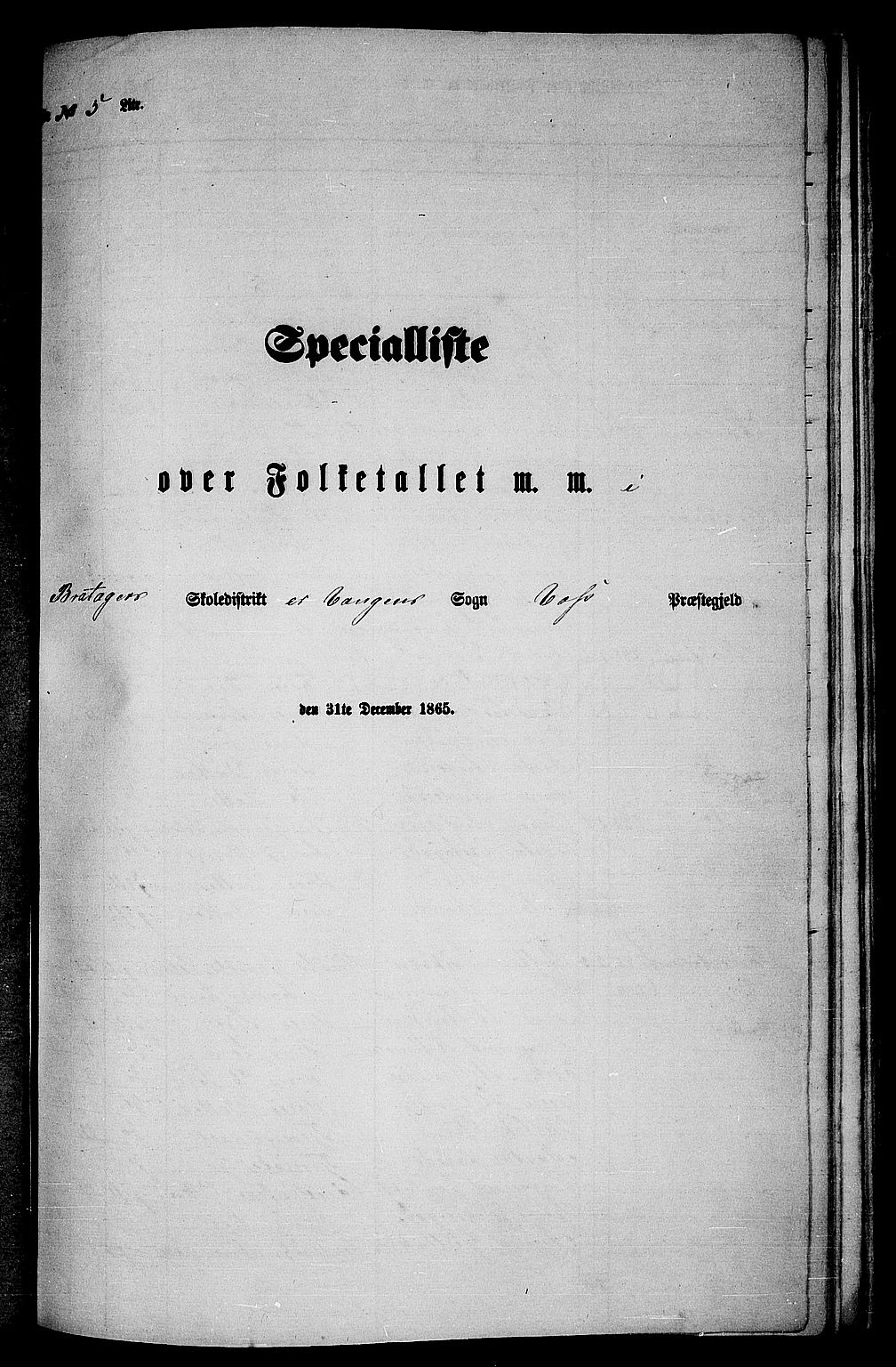 RA, 1865 census for Voss, 1865, p. 126