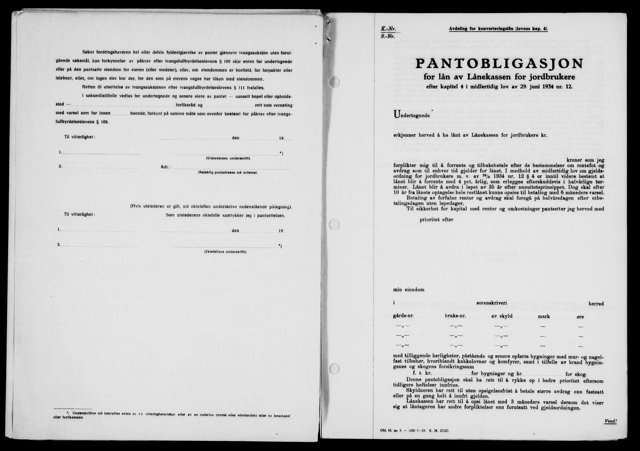 Søndre Helgeland sorenskriveri, SAT/A-4575/1/2/2C/L0023: Mortgage book no. 34, 1925-1935