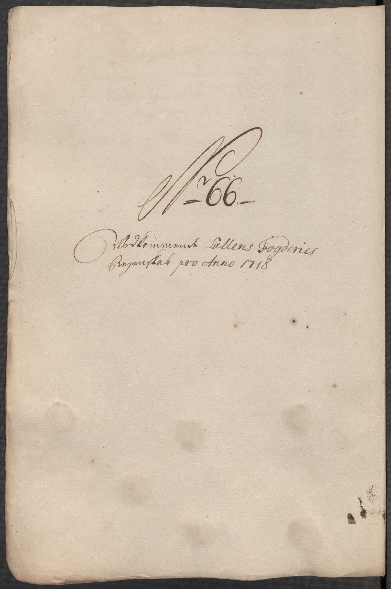 Rentekammeret inntil 1814, Reviderte regnskaper, Fogderegnskap, AV/RA-EA-4092/R66/L4588: Fogderegnskap Salten, 1718, p. 378