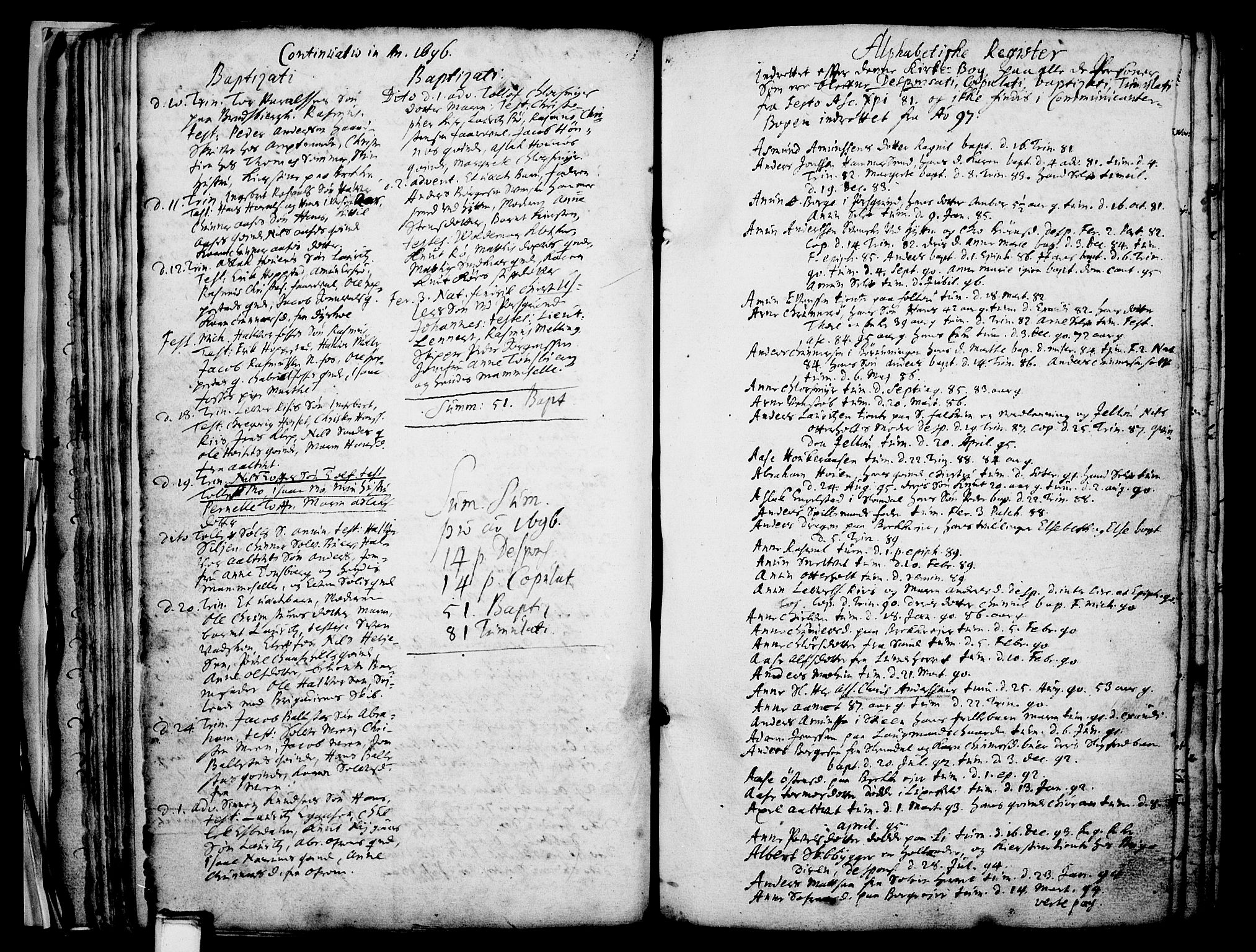 Gjerpen kirkebøker, SAKO/A-265/F/Fa/L0001: Parish register (official) no. I 1, 1681-1746