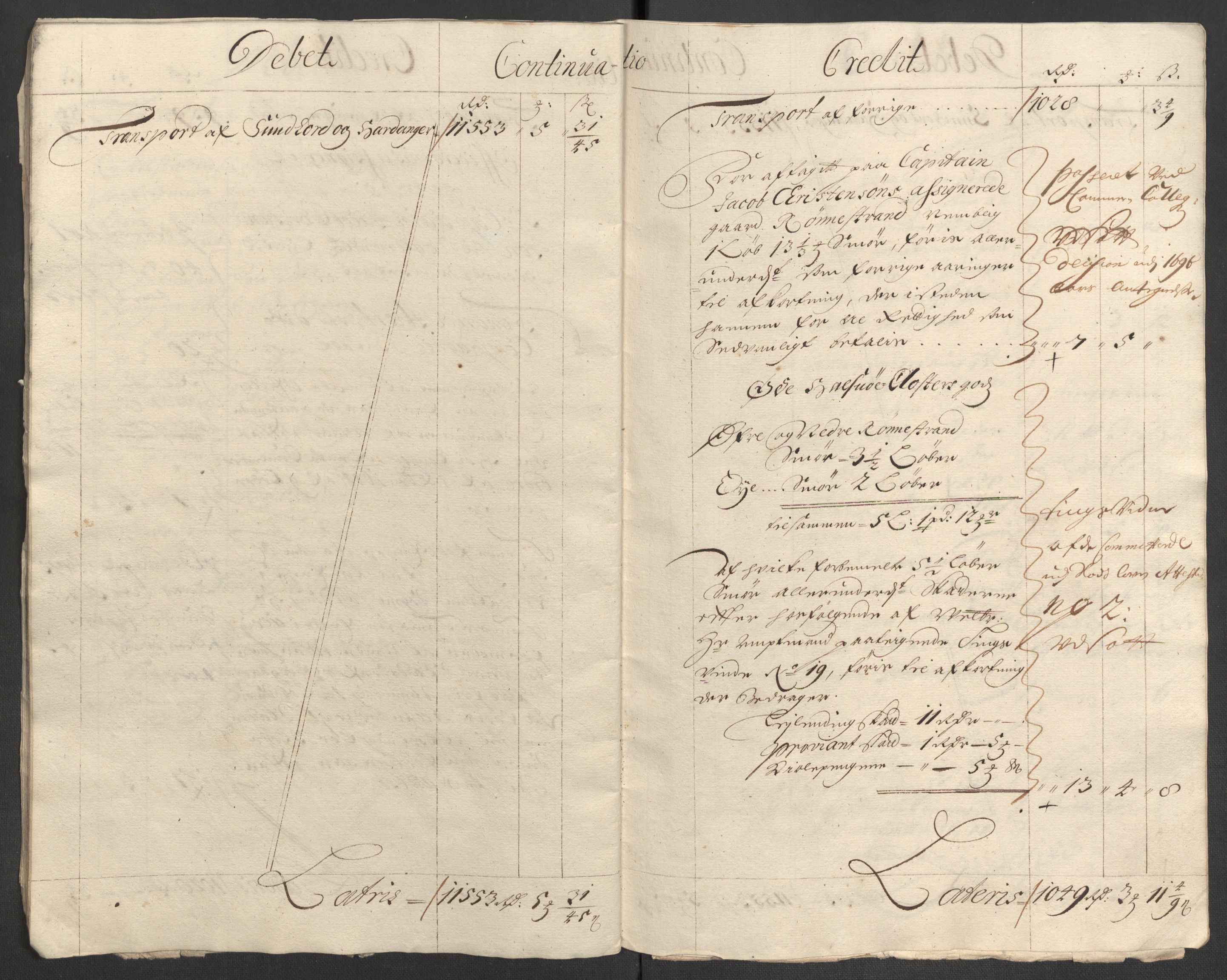 Rentekammeret inntil 1814, Reviderte regnskaper, Fogderegnskap, AV/RA-EA-4092/R48/L2977: Fogderegnskap Sunnhordland og Hardanger, 1697-1698, p. 21