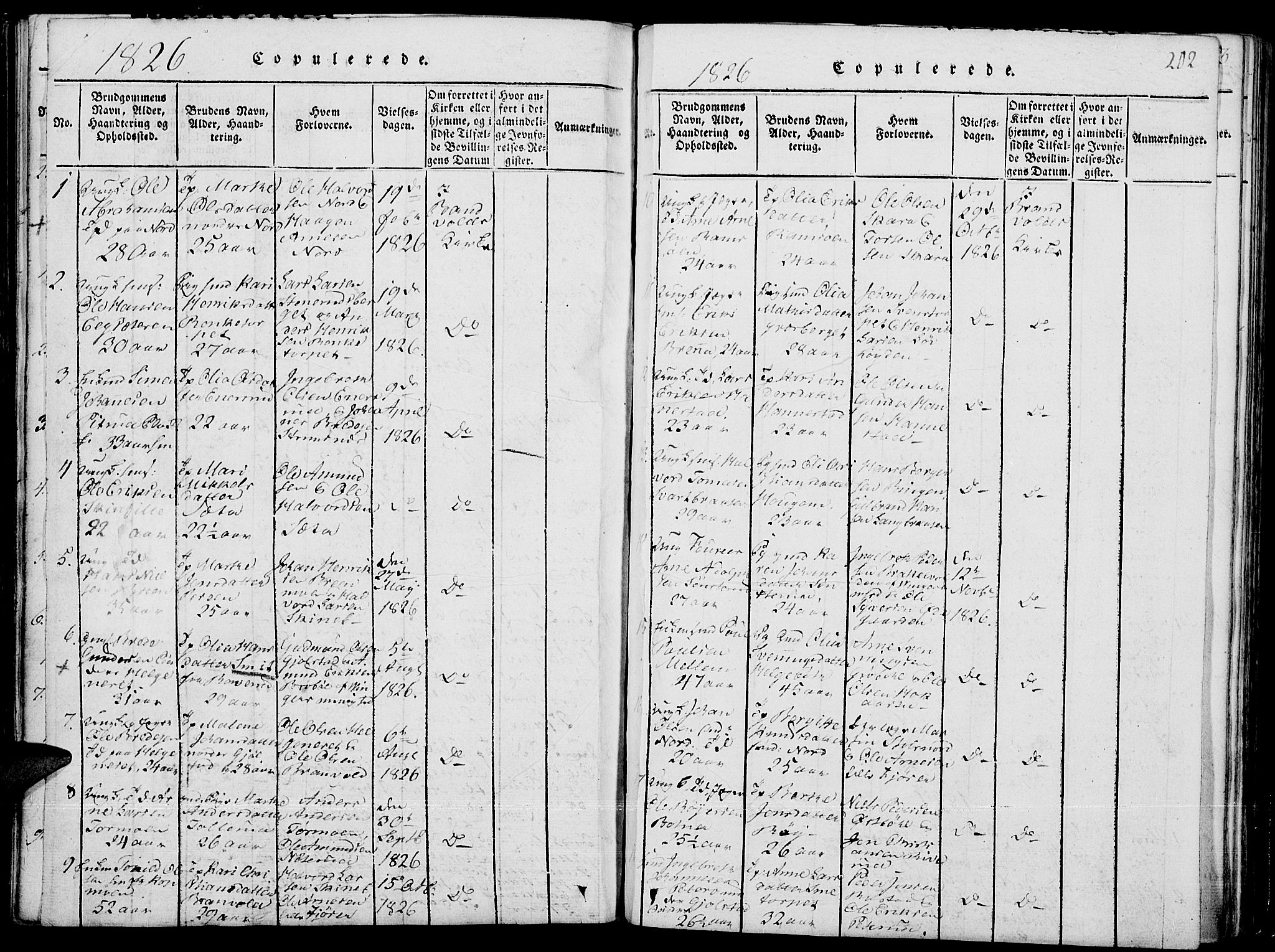 Grue prestekontor, SAH/PREST-036/H/Ha/Hab/L0001: Parish register (copy) no. 1, 1814-1841, p. 202