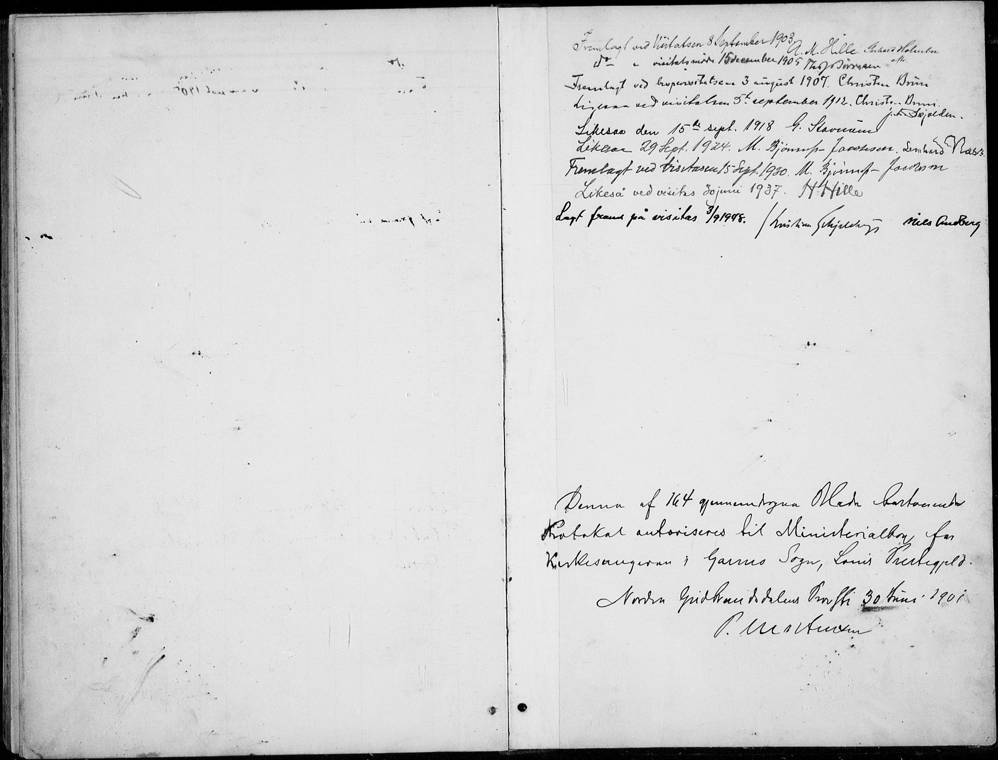 Lom prestekontor, SAH/PREST-070/L/L0006: Parish register (copy) no. 6, 1901-1939