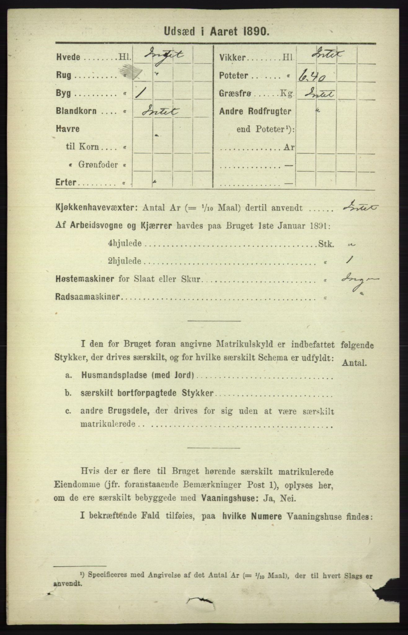 RA, 1891 census for 1230 Ullensvang, 1891, p. 7758