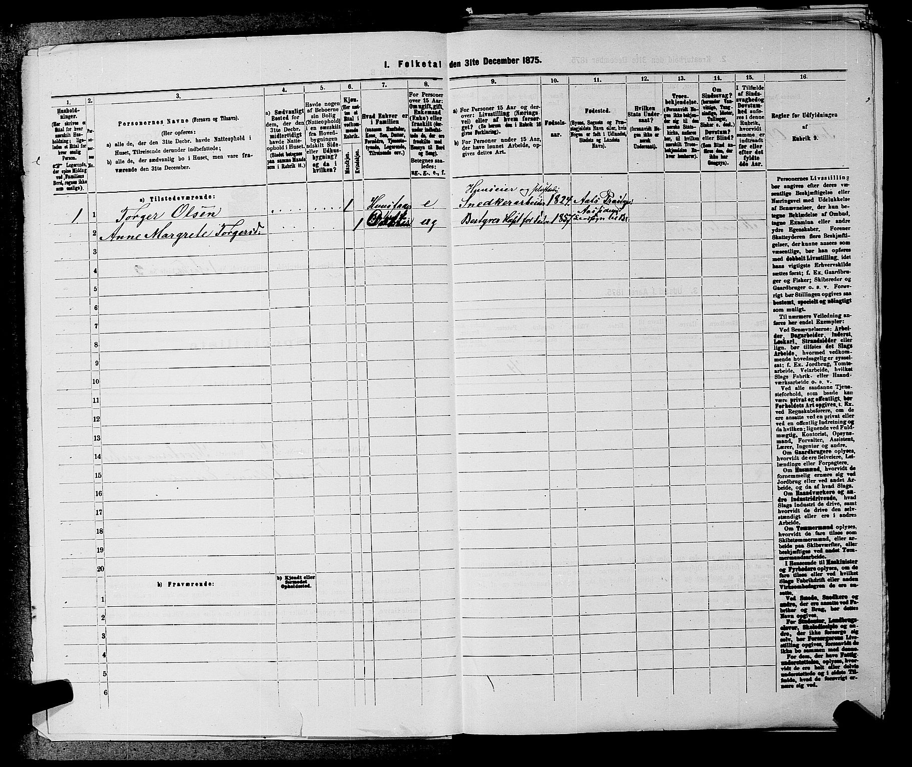 SAKO, 1875 census for 0626P Lier, 1875, p. 82