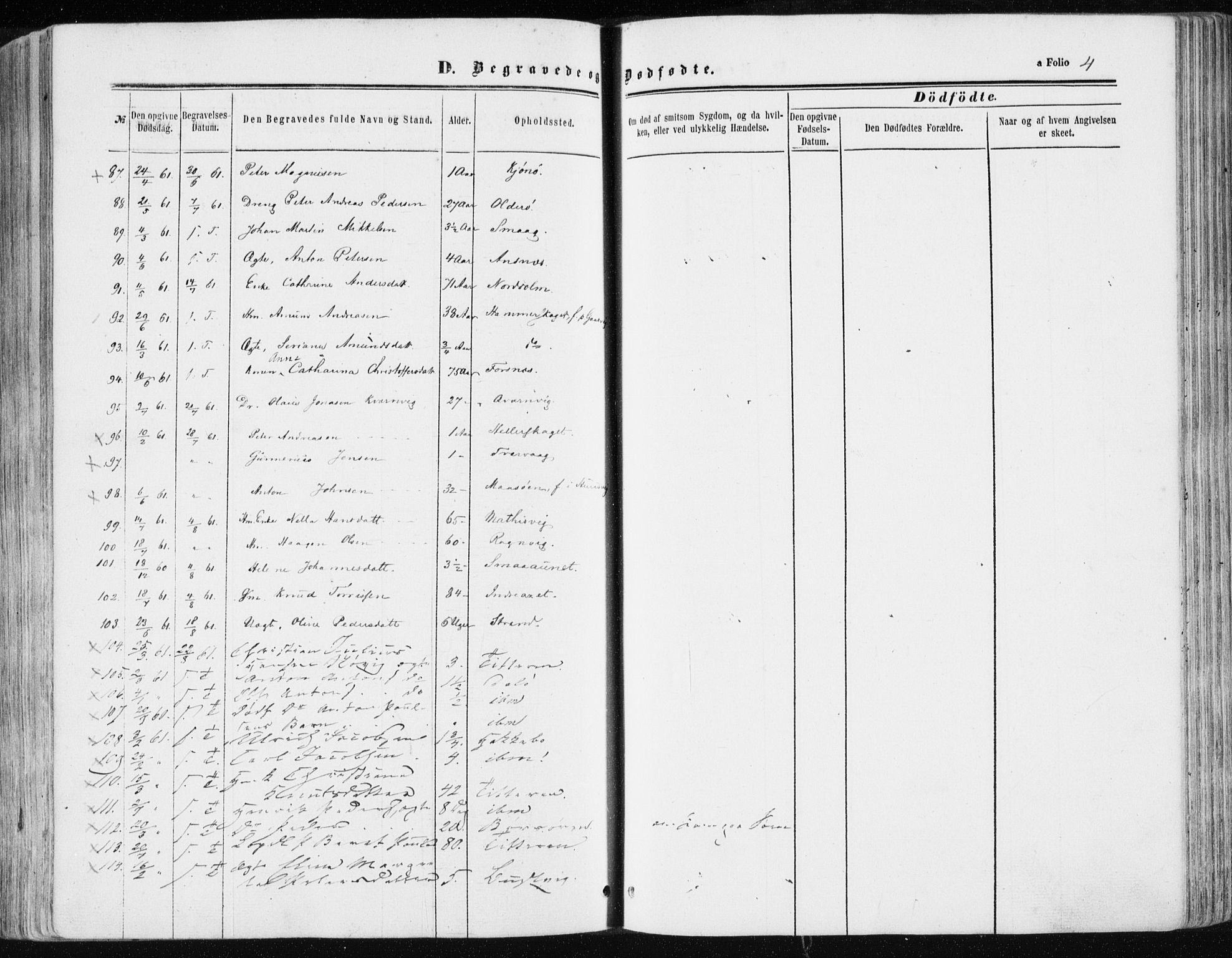 Ministerialprotokoller, klokkerbøker og fødselsregistre - Sør-Trøndelag, AV/SAT-A-1456/634/L0531: Parish register (official) no. 634A07, 1861-1870, p. 4