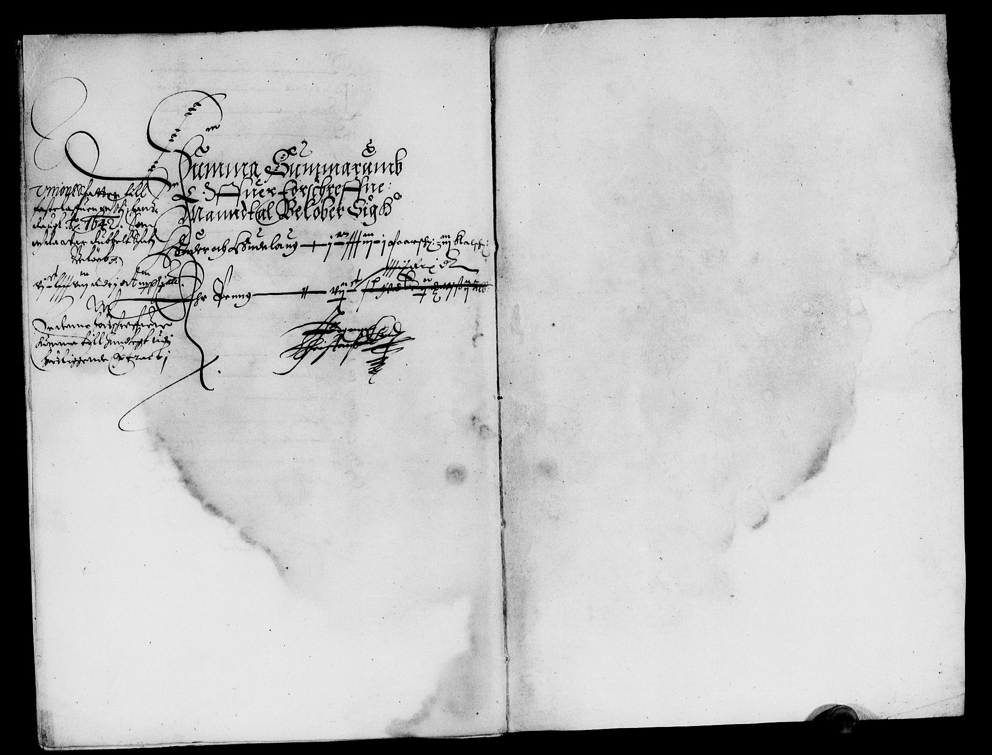 Rentekammeret inntil 1814, Reviderte regnskaper, Lensregnskaper, AV/RA-EA-5023/R/Rb/Rbq/L0032: Nedenes len. Mandals len. Råbyggelag., 1641-1643