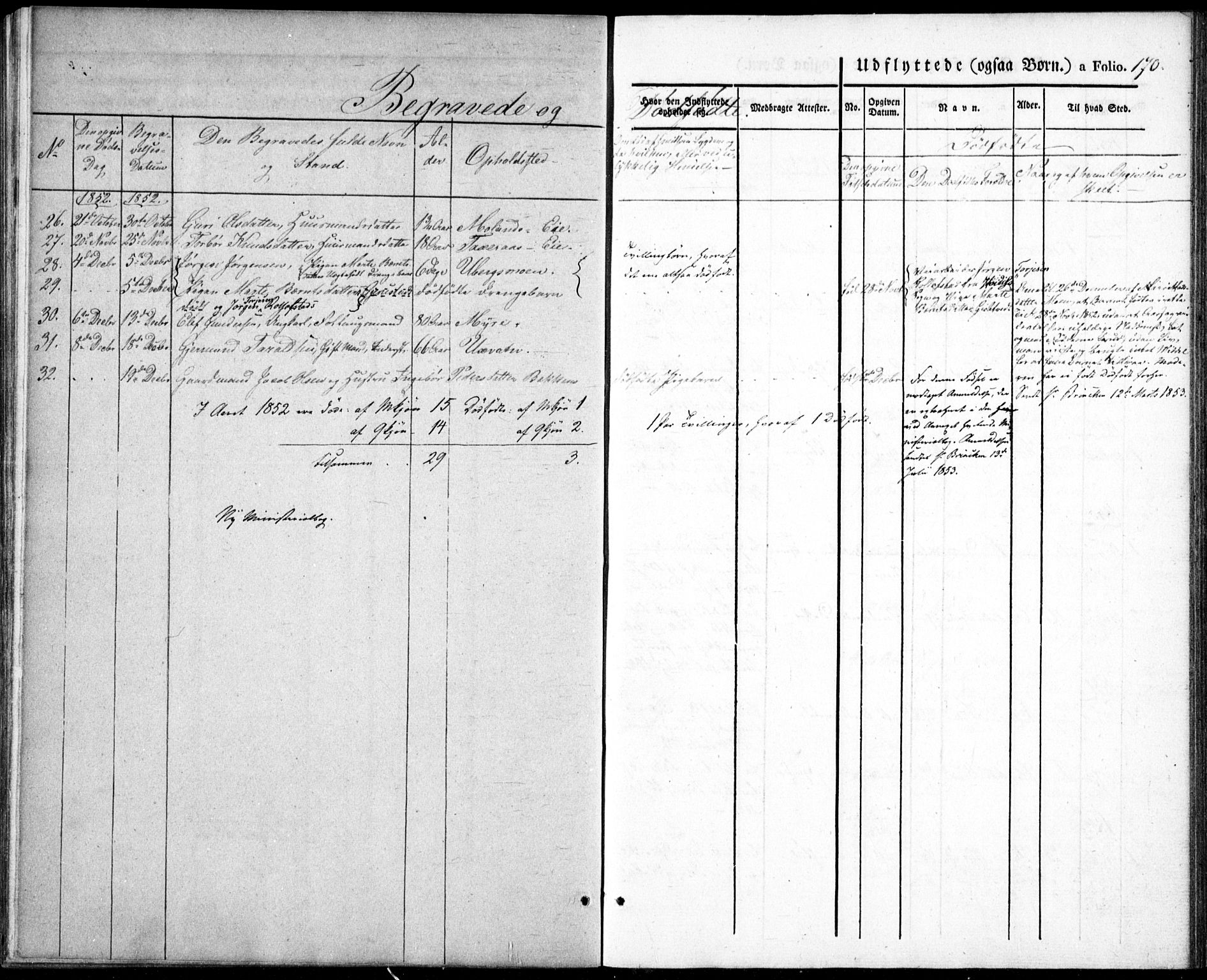 Gjerstad sokneprestkontor, SAK/1111-0014/F/Fa/Fab/L0002: Parish register (official) no. A 2, 1835-1852, p. 170