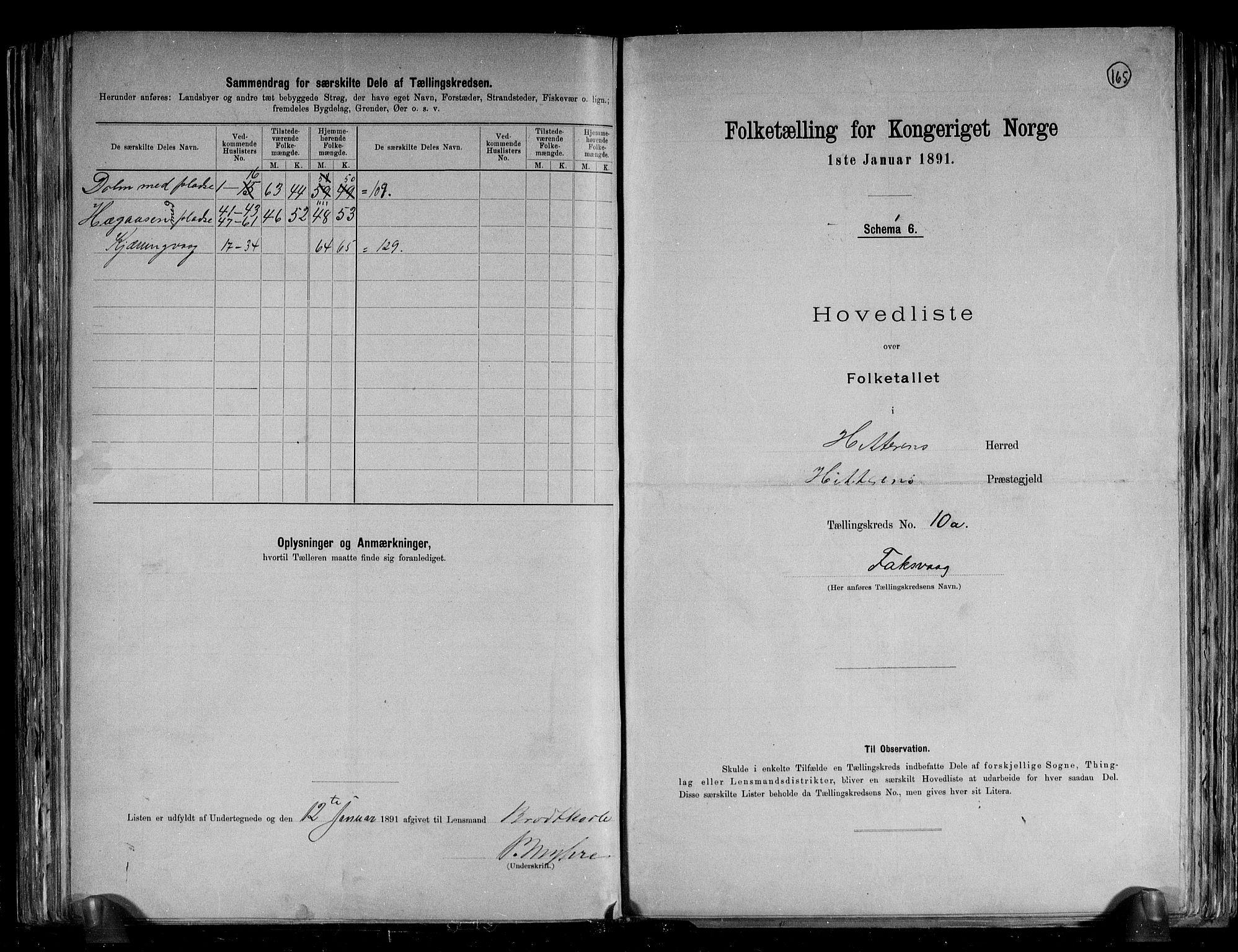 RA, 1891 census for 1617 Hitra, 1891, p. 22