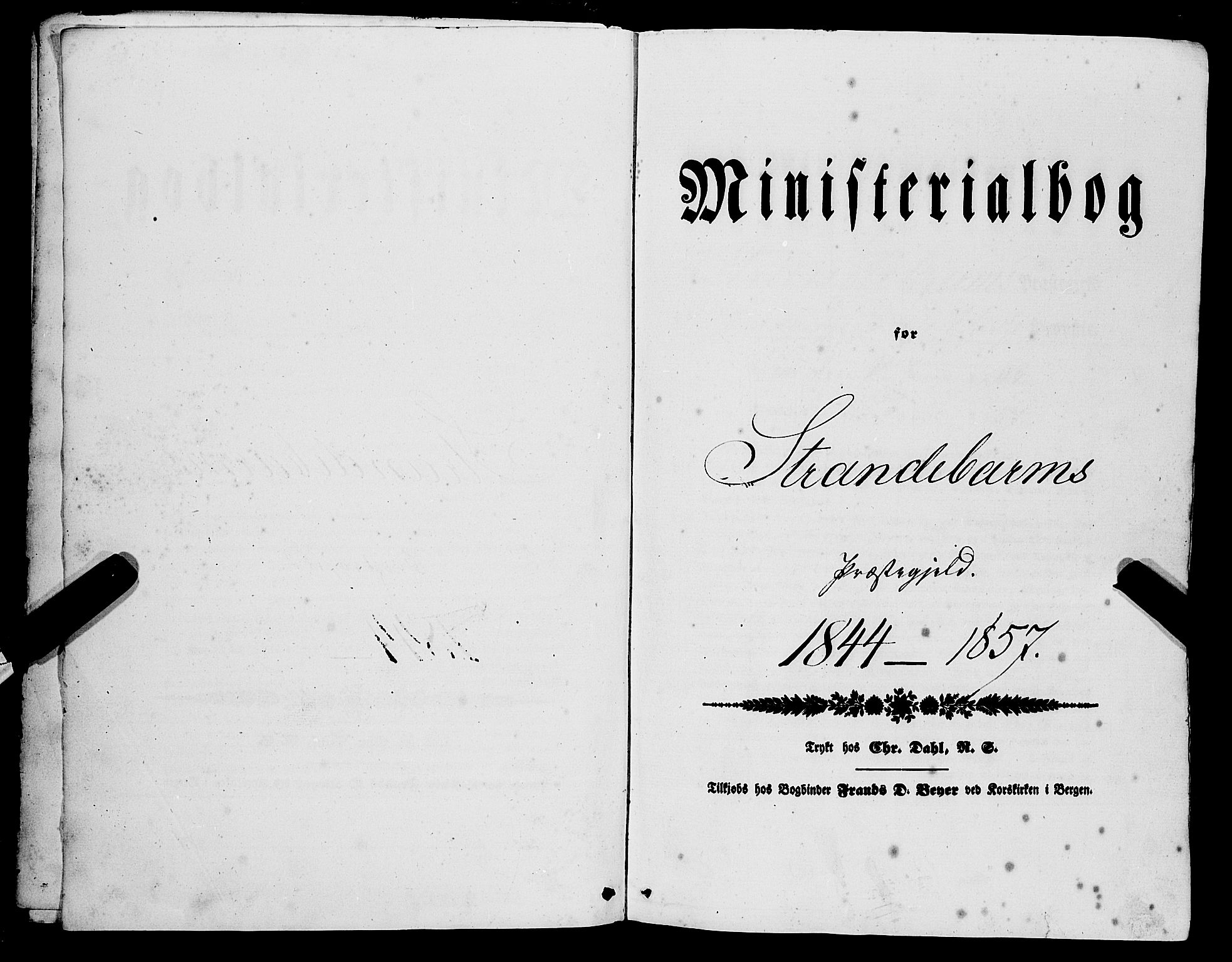 Strandebarm sokneprestembete, AV/SAB-A-78401/H/Haa: Parish register (official) no. A 7, 1844-1872