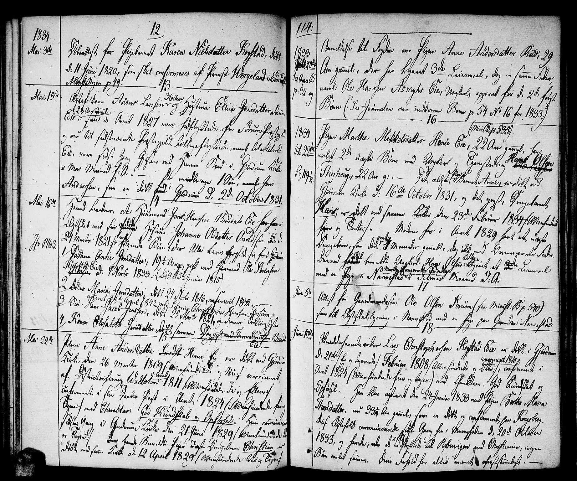 Gjerdrum prestekontor Kirkebøker, AV/SAO-A-10412b/F/Fa/L0003: Parish register (official) no. I 3, 1798-1815, p. 114