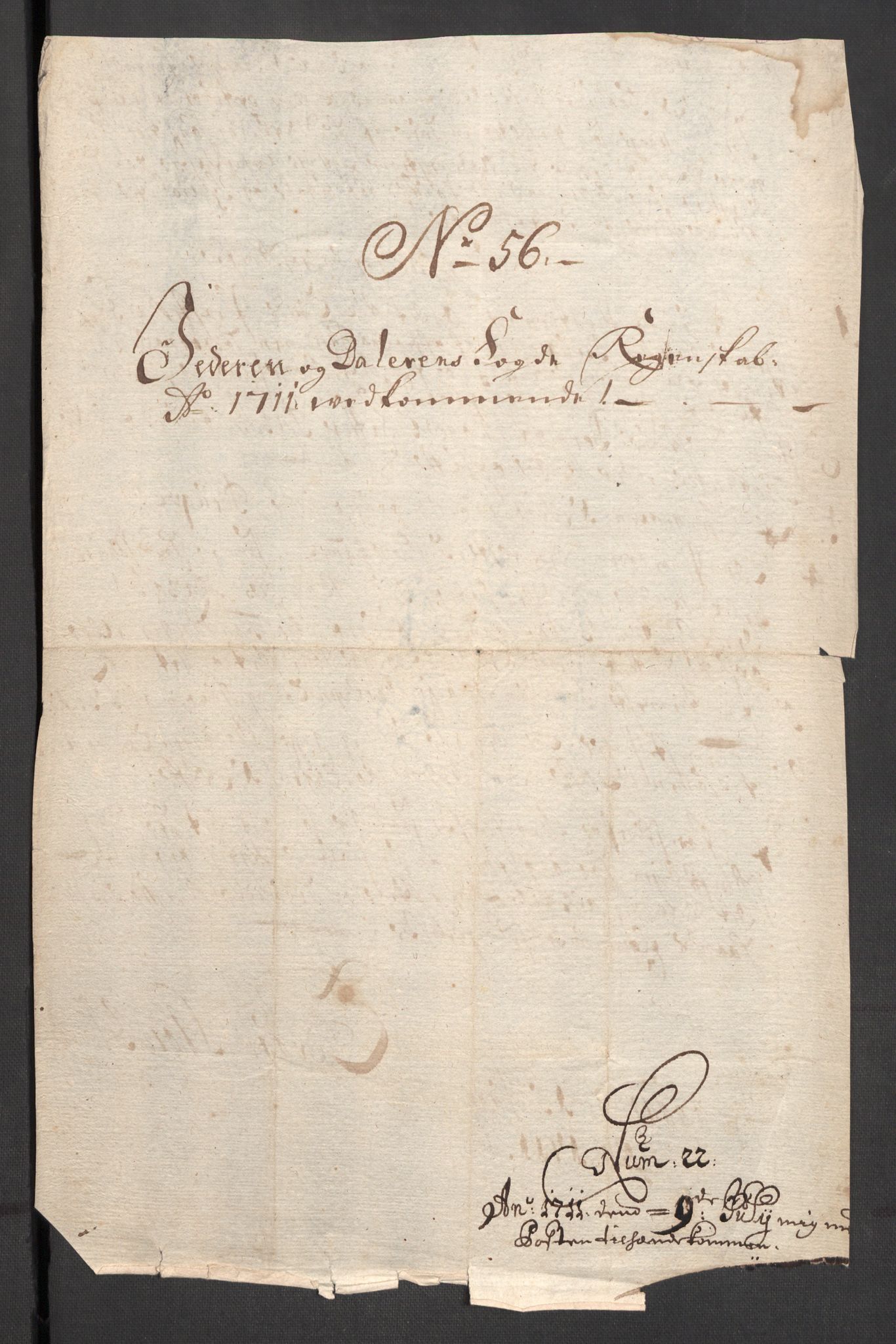 Rentekammeret inntil 1814, Reviderte regnskaper, Fogderegnskap, AV/RA-EA-4092/R46/L2735: Fogderegnskap Jæren og Dalane, 1711, p. 437