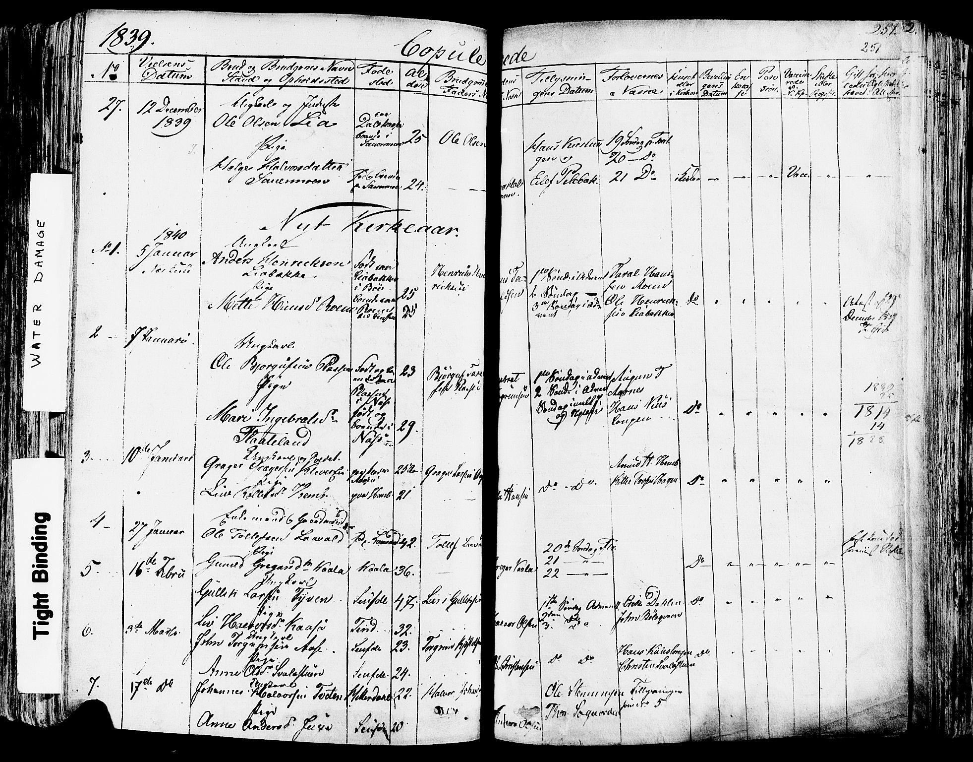 Sauherad kirkebøker, SAKO/A-298/F/Fa/L0006: Parish register (official) no. I 6, 1827-1850, p. 251