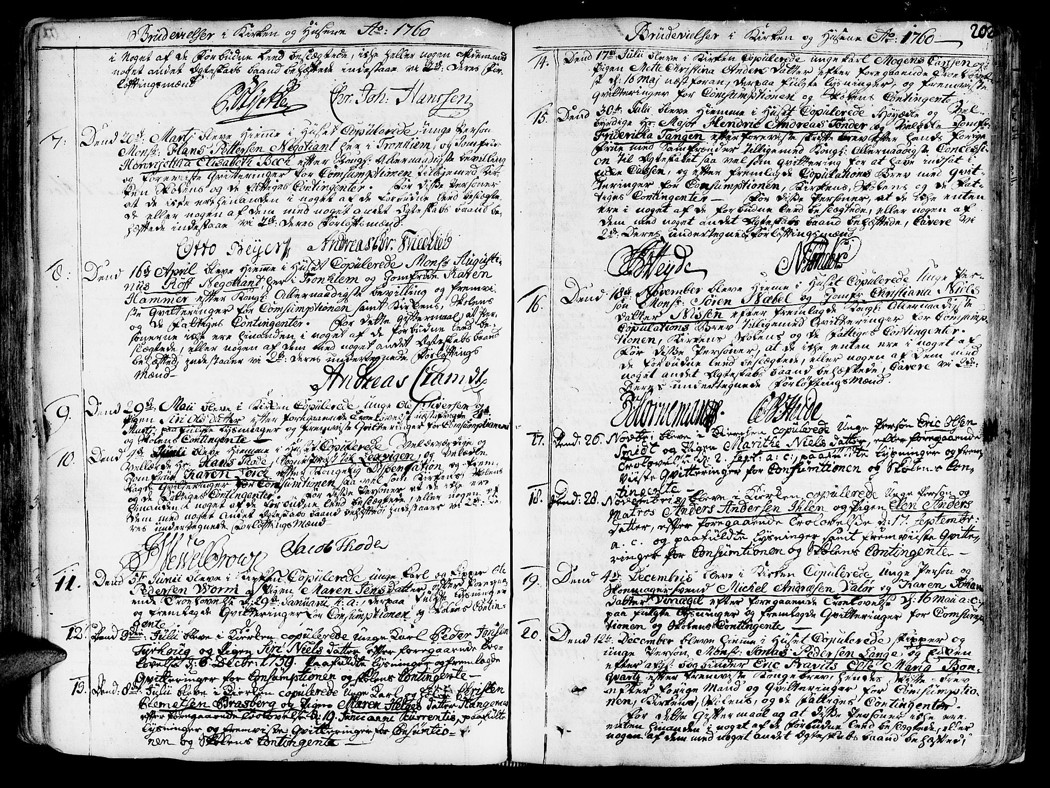 Ministerialprotokoller, klokkerbøker og fødselsregistre - Sør-Trøndelag, SAT/A-1456/602/L0103: Parish register (official) no. 602A01, 1732-1774, p. 202