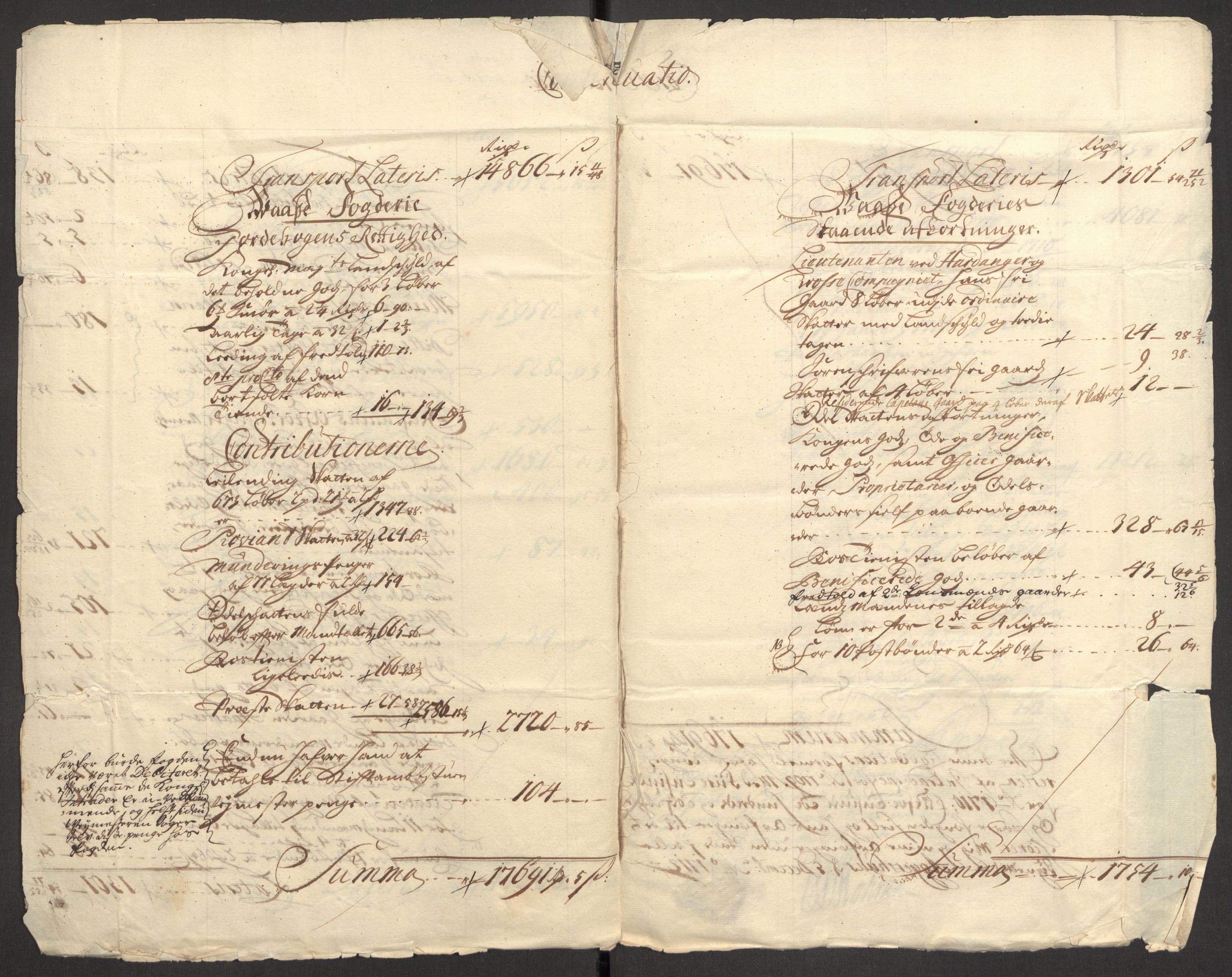 Rentekammeret inntil 1814, Reviderte regnskaper, Fogderegnskap, AV/RA-EA-4092/R51/L3191: Fogderegnskap Nordhordland og Voss, 1710, p. 25