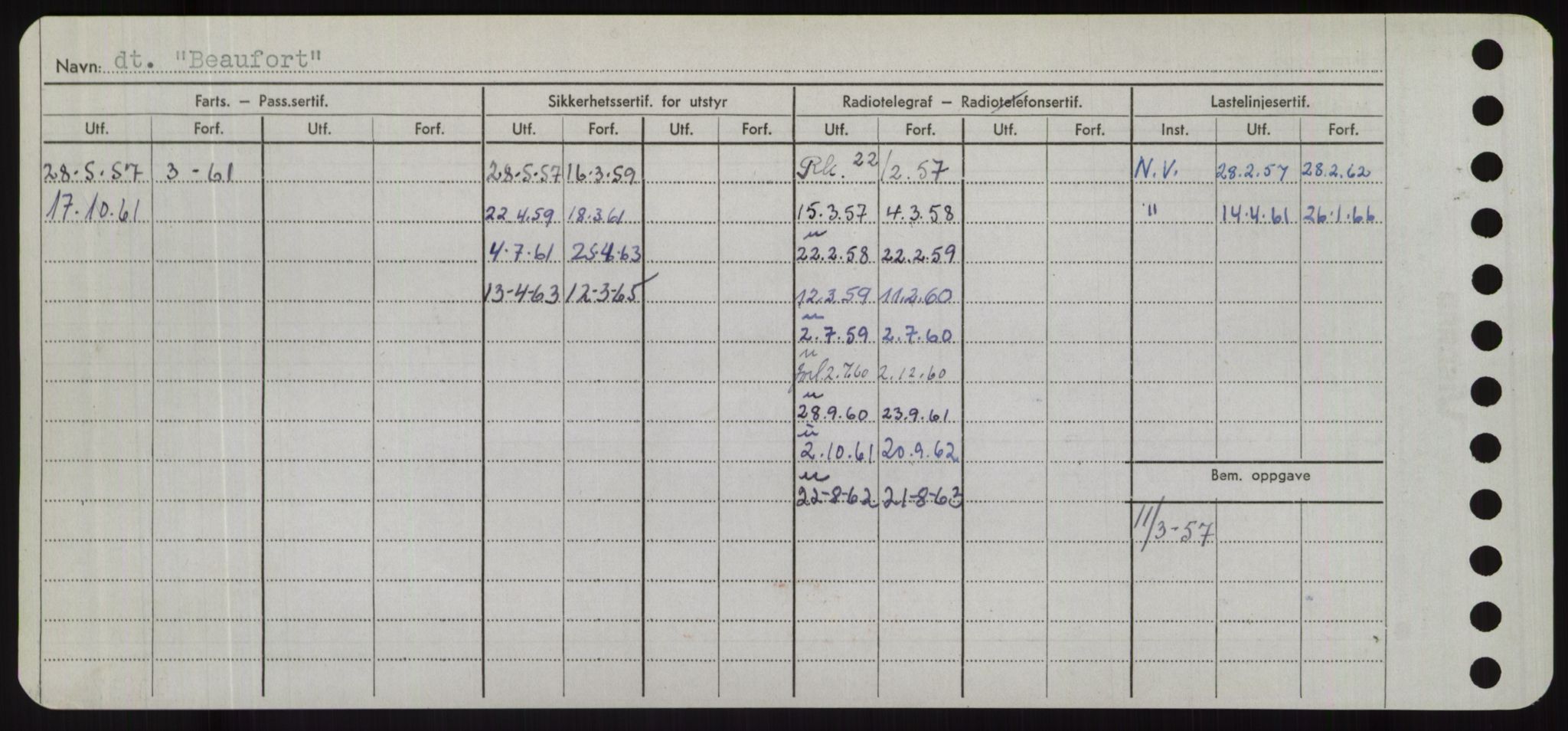 Sjøfartsdirektoratet med forløpere, Skipsmålingen, AV/RA-S-1627/H/Hd/L0003: Fartøy, B-Bev, p. 440