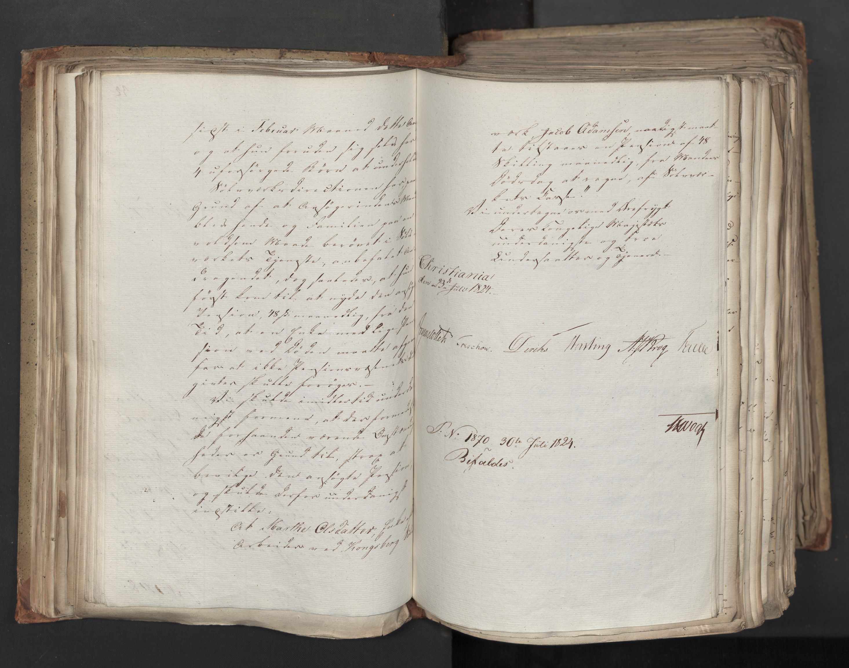 Statsrådsavdelingen i Stockholm, AV/RA-S-1003/D/Da/L0039: Regjeringsinnstillinger nr. 1661-1946, 1824, p. 136