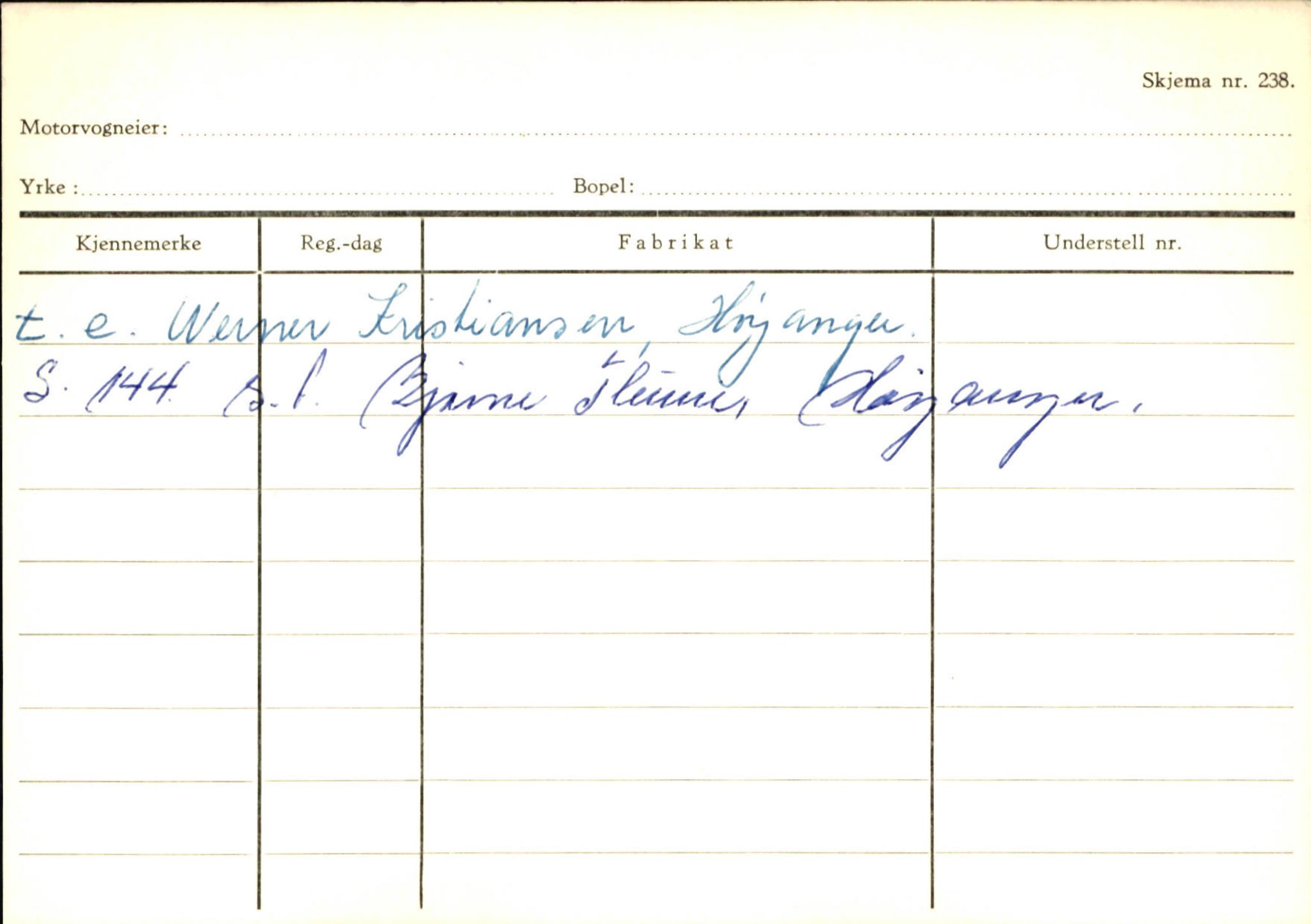 Statens vegvesen, Sogn og Fjordane vegkontor, AV/SAB-A-5301/4/F/L0131: Eigarregister Høyanger P-Å. Stryn S-Å, 1945-1975, p. 588