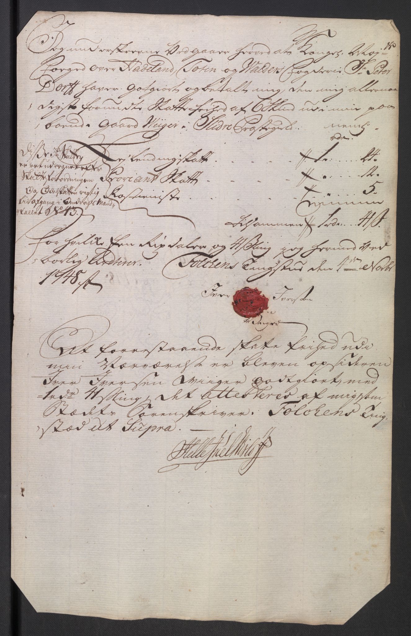 Rentekammeret inntil 1814, Reviderte regnskaper, Fogderegnskap, AV/RA-EA-4092/R18/L1346: Fogderegnskap Hadeland, Toten og Valdres, 1747-1748, p. 465