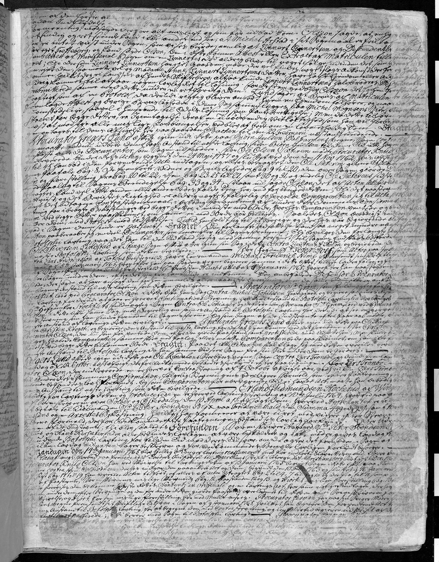 Oplandenes lagstol, AV/SAH-LAGSTOL-001/G/Gb/L0008: Tingbok, 1765-1783